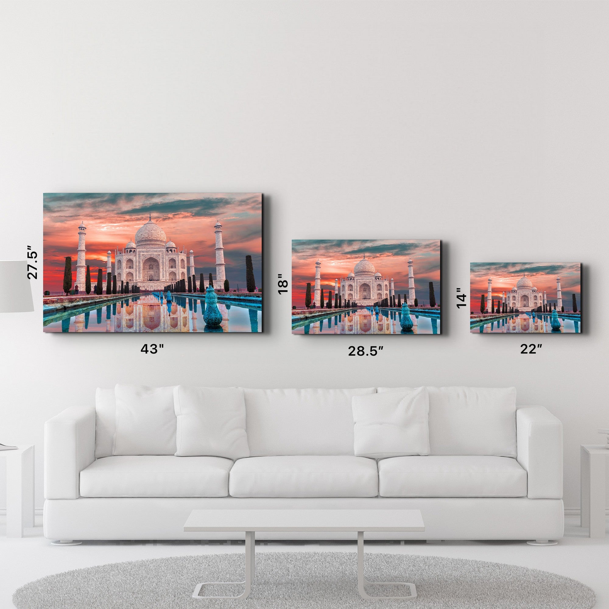 Arte Decorativa em Vidro Temperado Multicolor 70x110cm - Impressão UV de Alta Qualidade