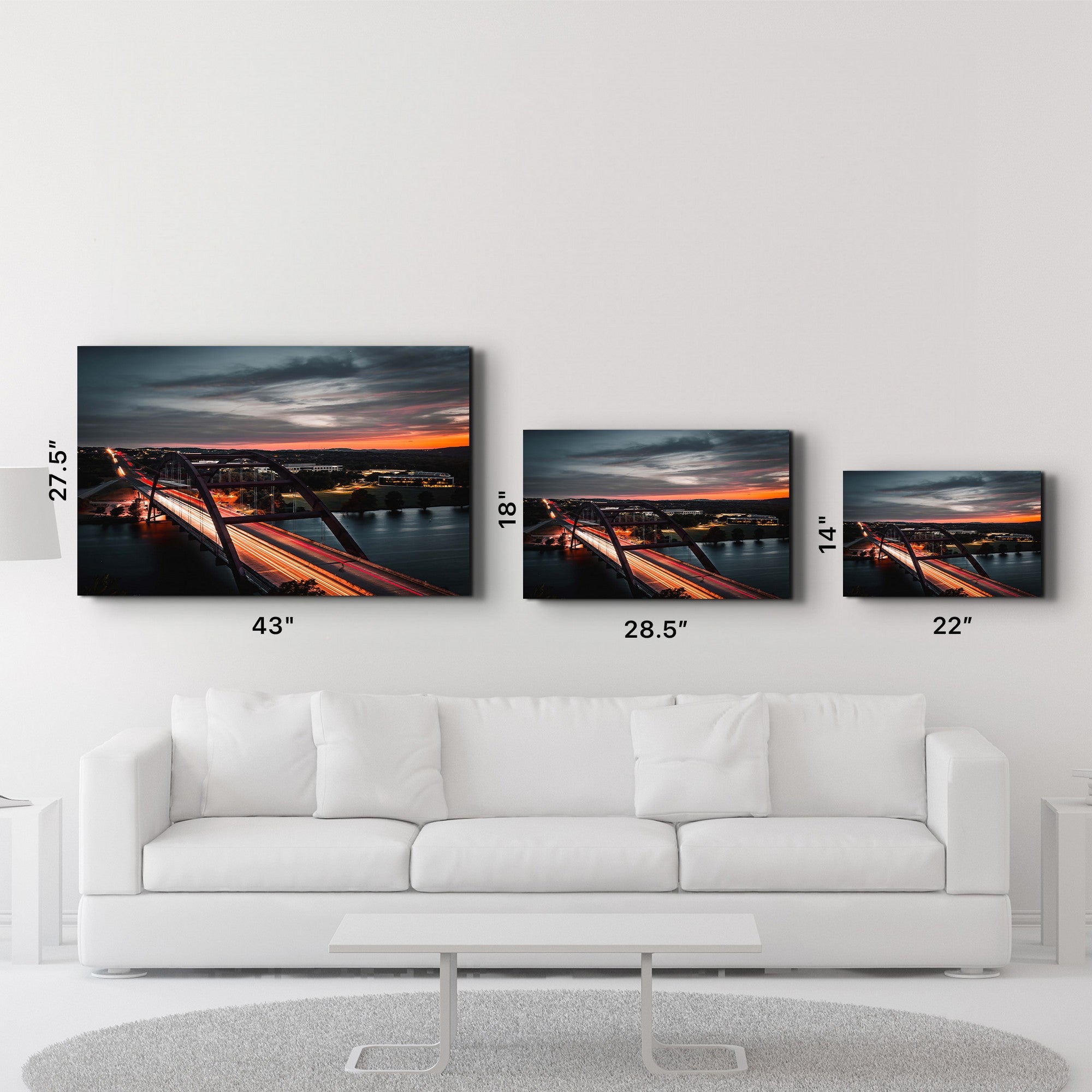 Arte Decorativa em Vidro Temperado Multicolor 46x72cm - Impressão UV de Alta Qualidade