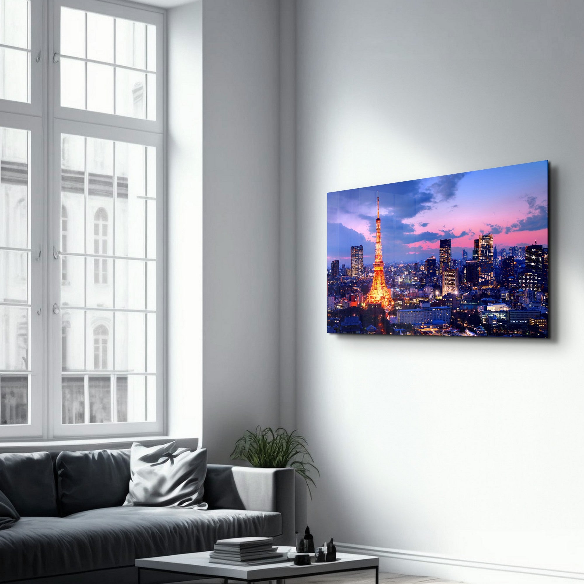 Arte Decorativa em Vidro Temperado Multicolor 35x55cm - Impressão UV de Alta Qualidade