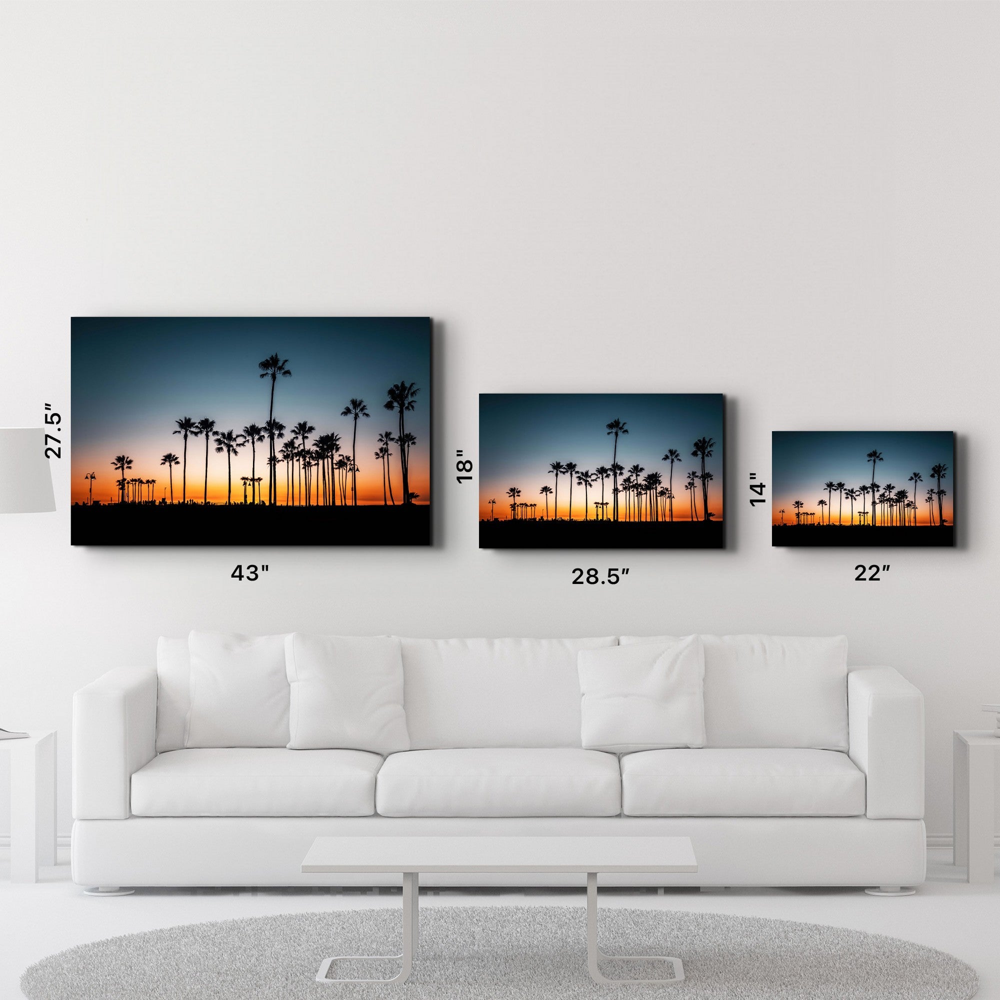 Quadro Decorativo em Vidro Temperado Multicolor 35x55cm - Impressão UV de Alta Qualidade