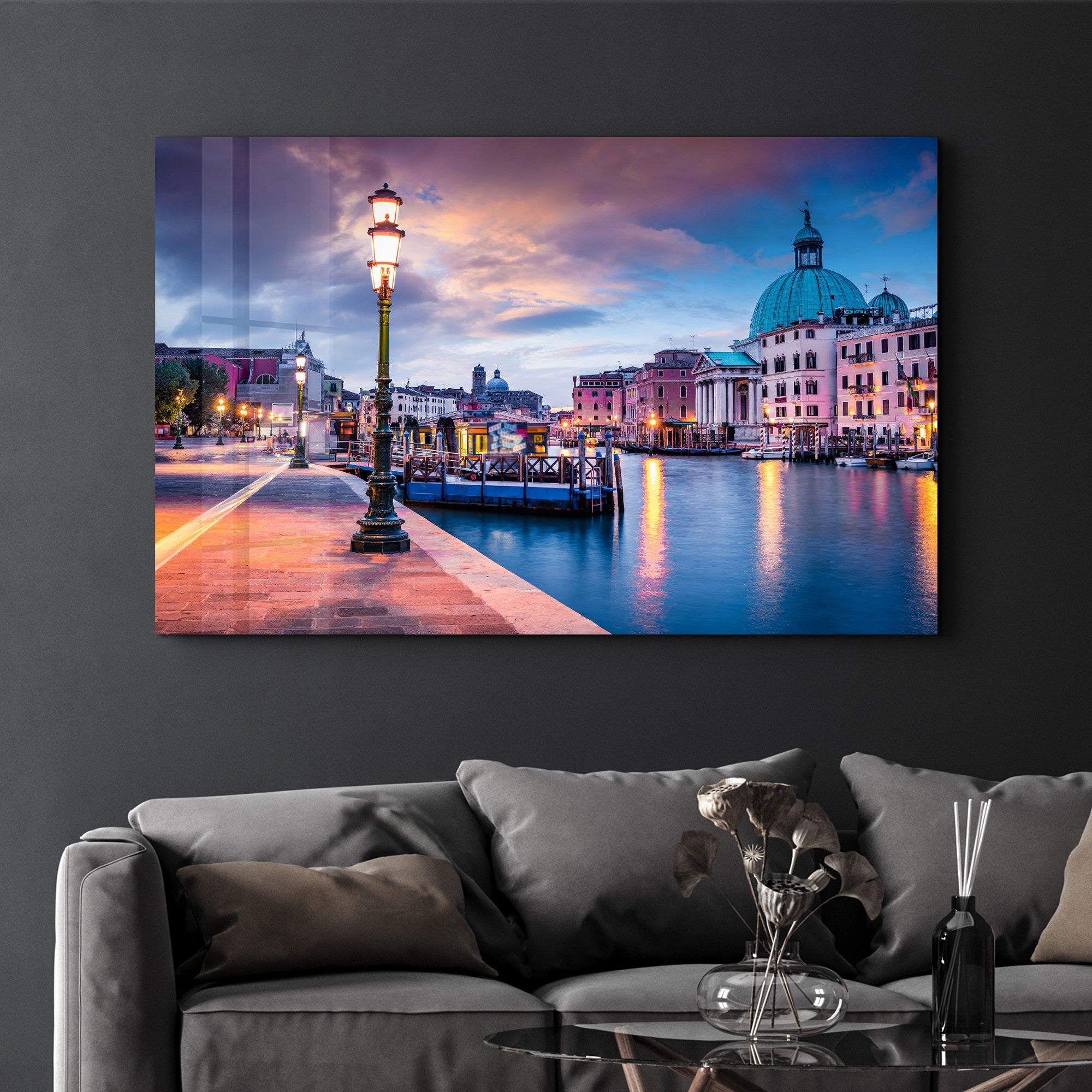 Arte Decorativa em Vidro Temperado Multicolor 70x110cm - Impressão UV de Alta Qualidade