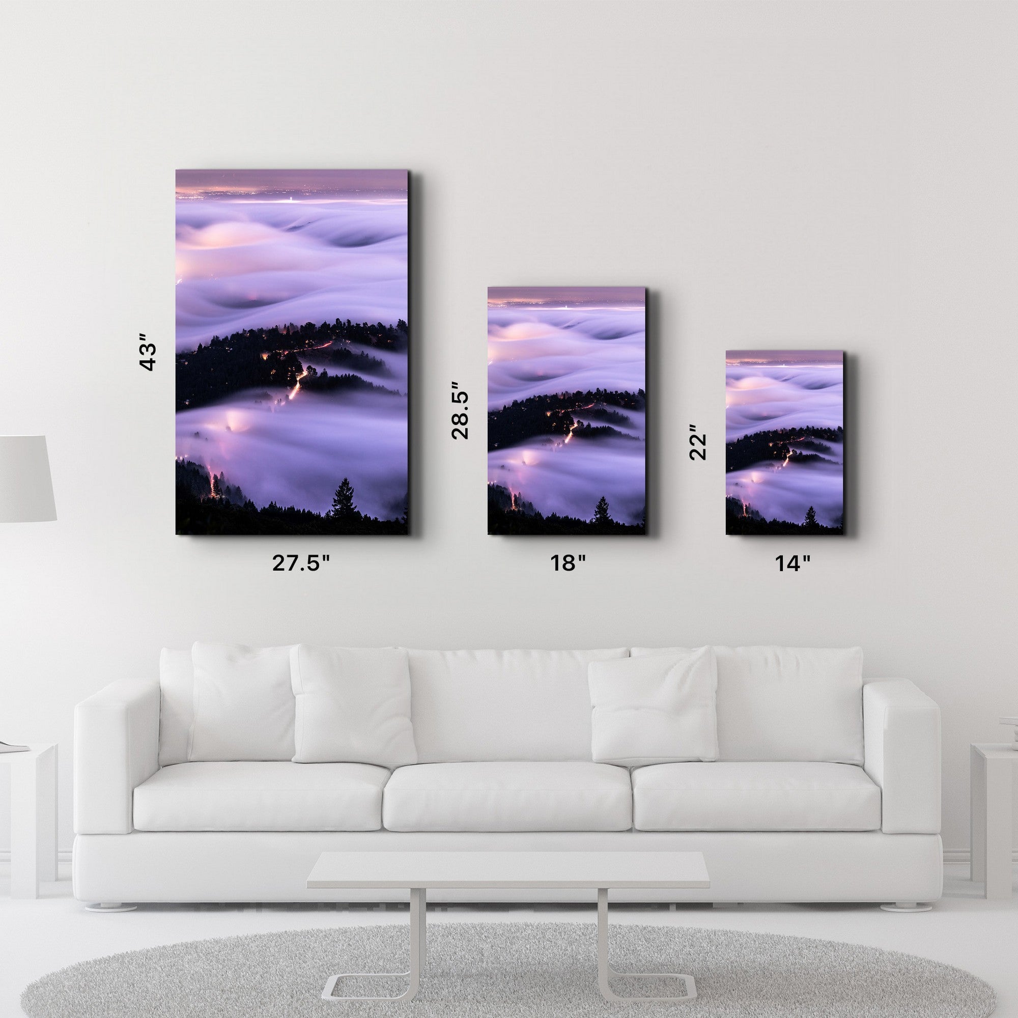 Arte Decorativa em Vidro Temperado Multicolor 70x110cm - Impressão UV de Alta Qualidade