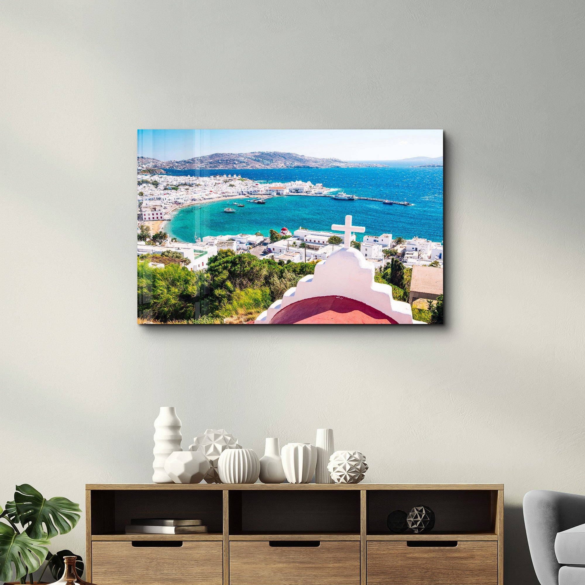 Quadro Decorativo em Vidro Temperado Multicolor 35x55cm - Impressão UV de Alta Qualidade