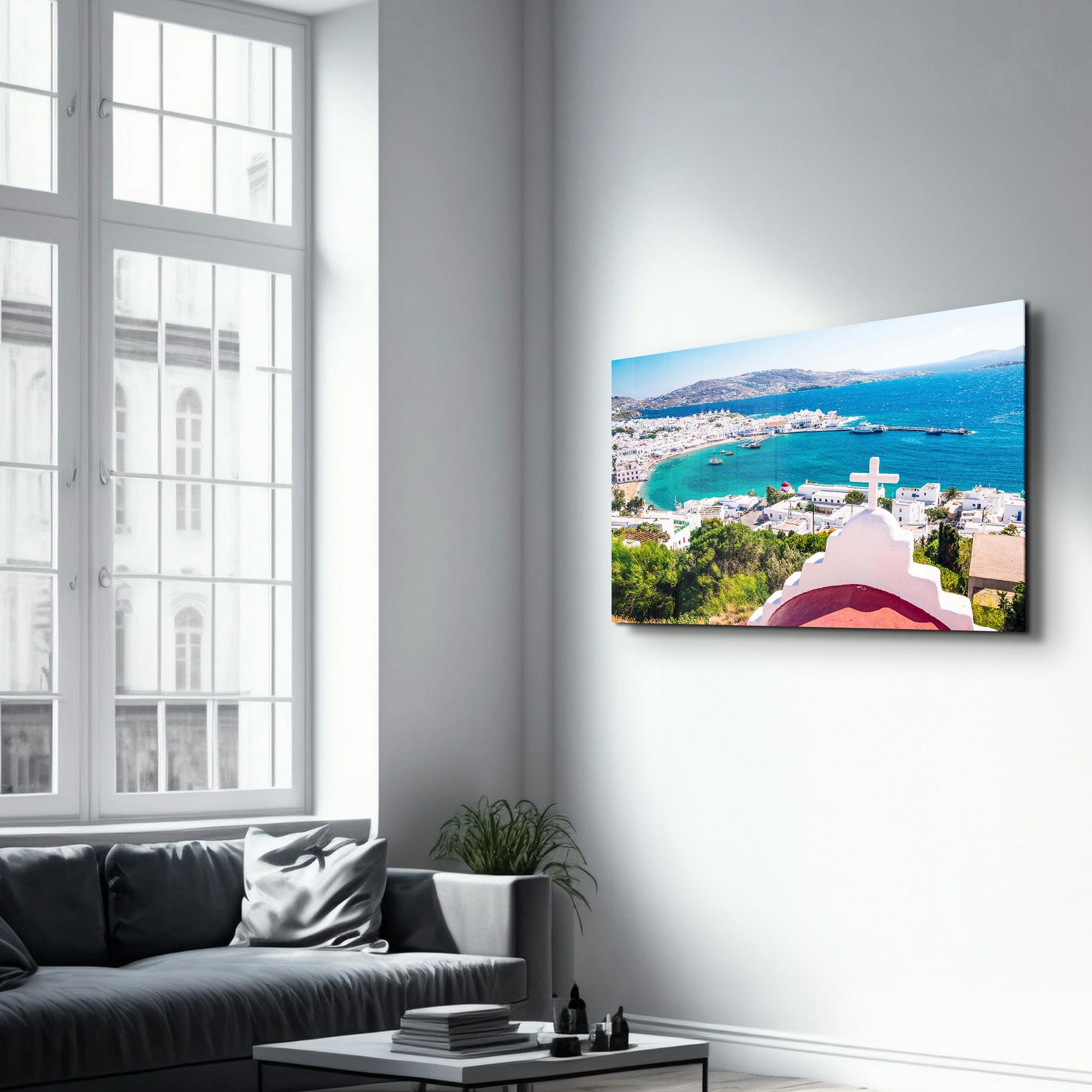 Quadro Decorativo em Vidro Temperado Multicolor 35x55cm - Impressão UV de Alta Qualidade