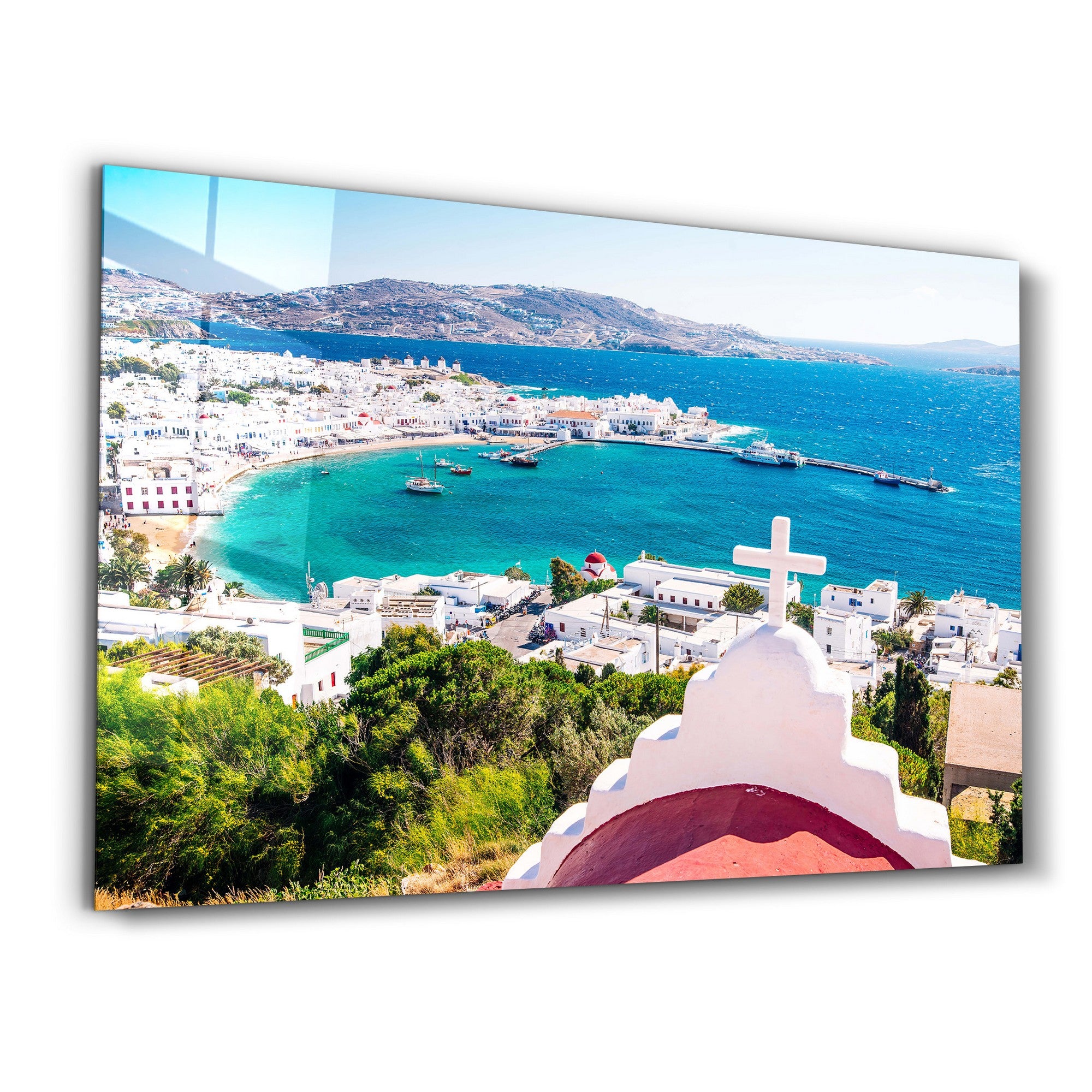 Quadro Decorativo em Vidro Temperado Multicolor 35x55cm - Impressão UV de Alta Qualidade