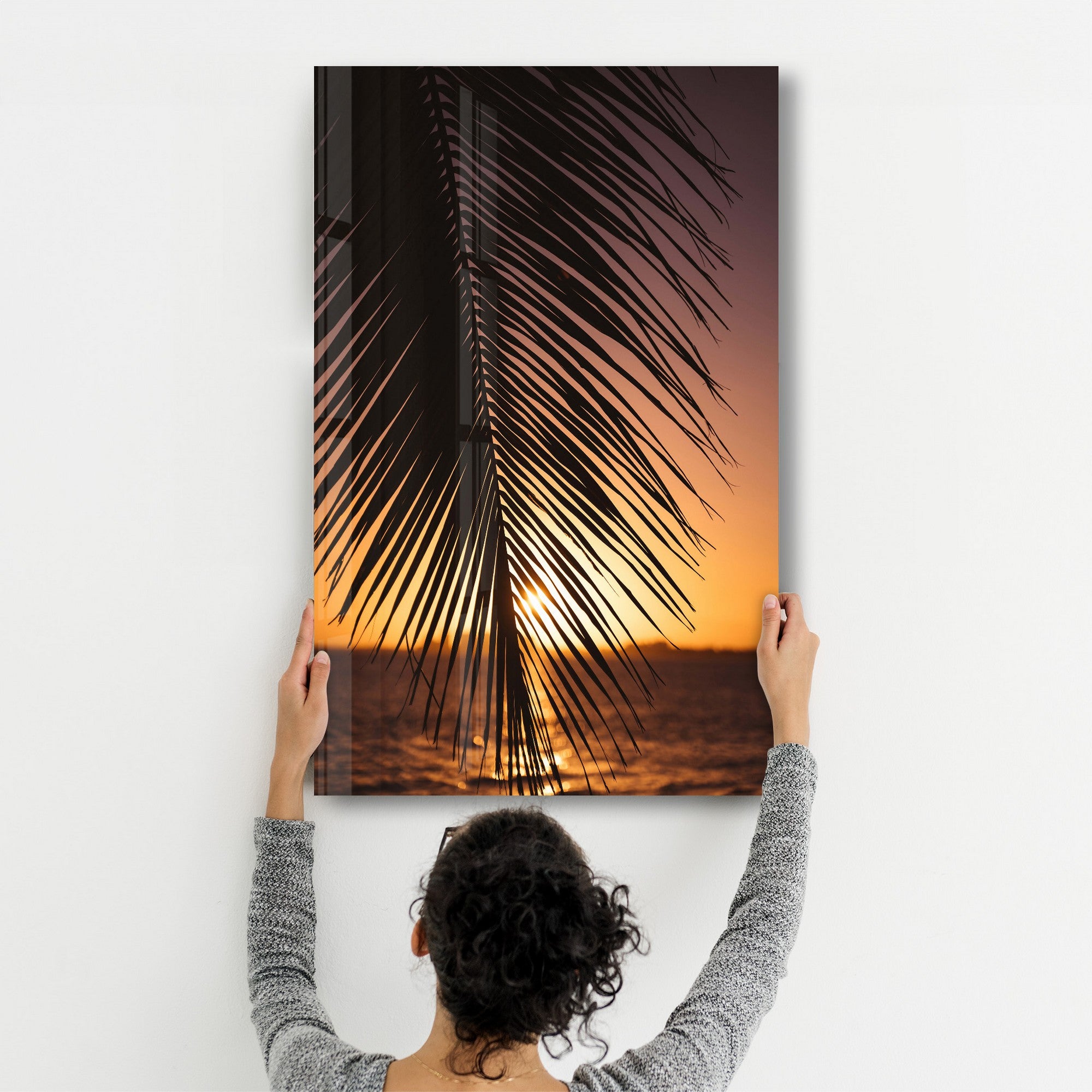 Arte Decorativa em Vidro Temperado Multicolor 35x55cm - Impressão UV de Alta Qualidade