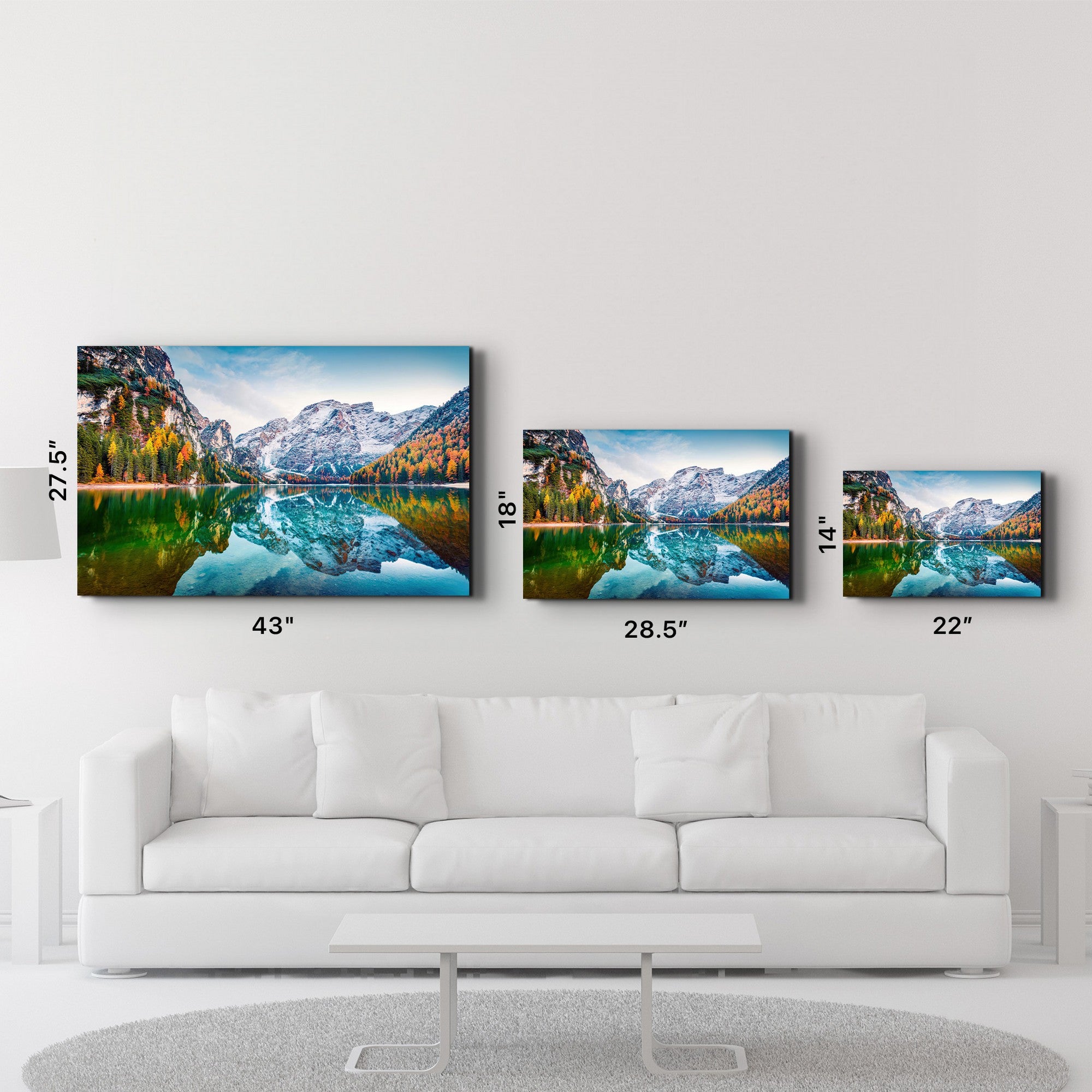 Arte Decorativa em Vidro Temperado Multicolor 35x55cm - Impressão UV de Alta Qualidade