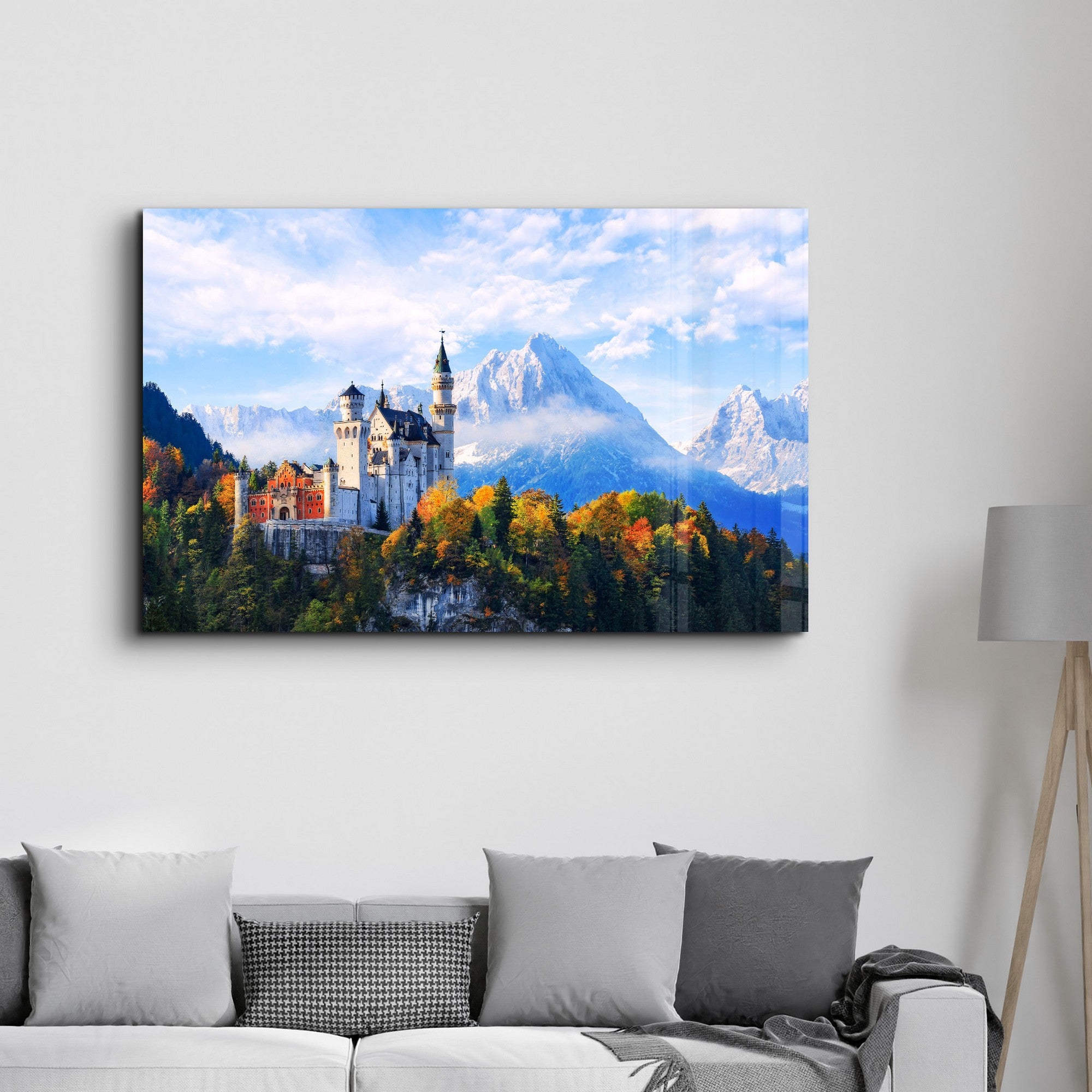 Arte Decorativa em Vidro Temperado Multicolor 35x55cm - Impressão UV de Alta Qualidade