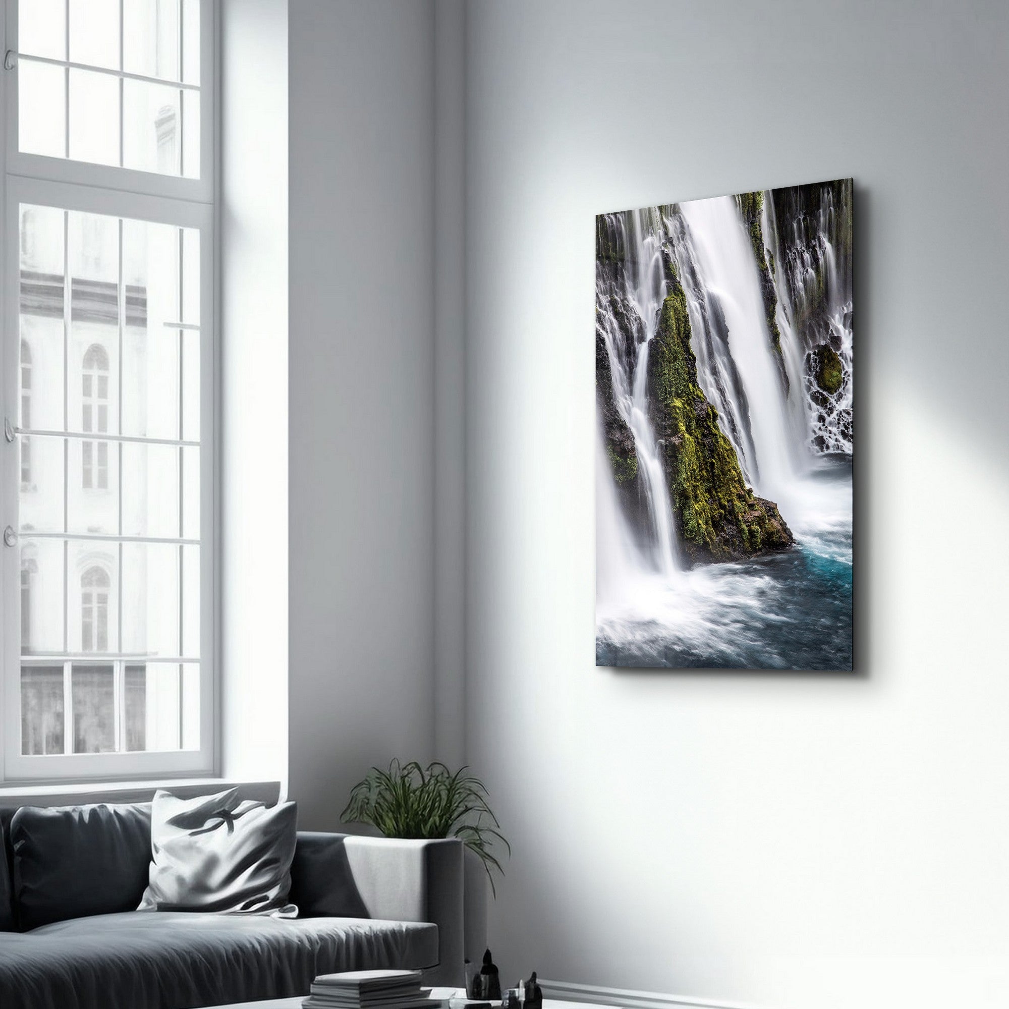 Arte Decorativa em Vidro Temperado Multicolor 35x55cm - Impressão UV de Alta Qualidade