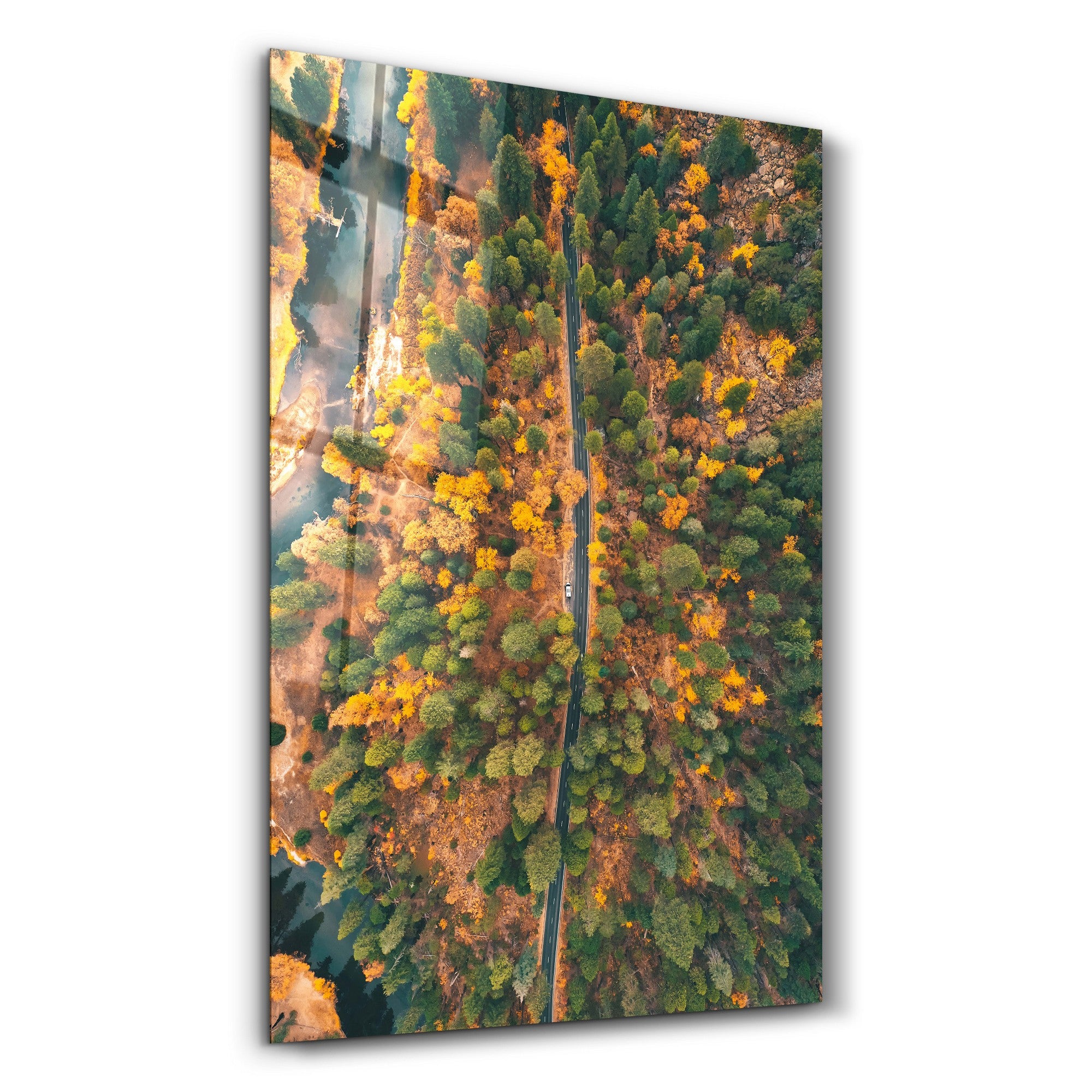 Arte Decorativa em Vidro Temperado Multicolor 70x110cm - Impressão UV de Alta Qualidade