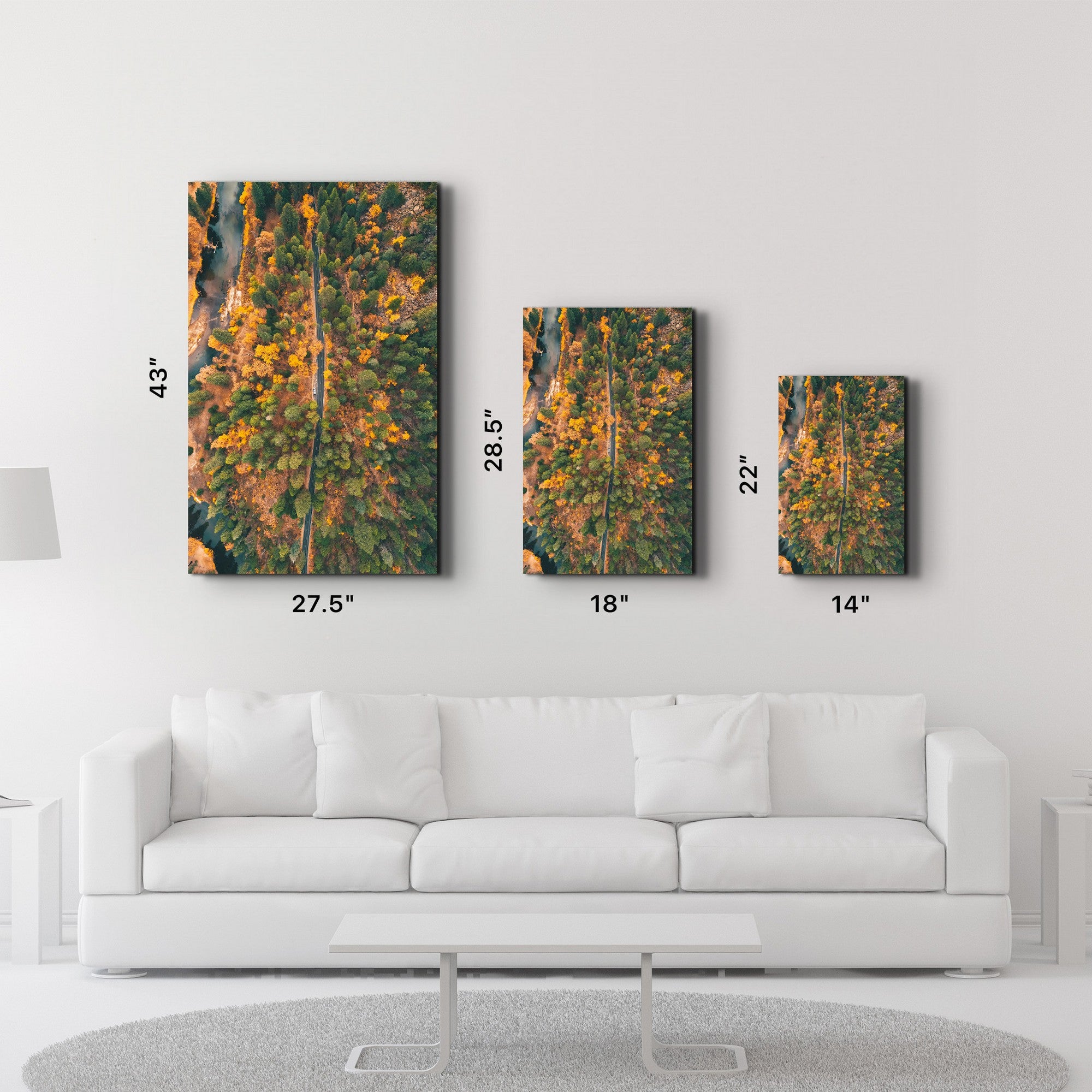 Arte Decorativa em Vidro Temperado Multicolor 70x110cm - Impressão UV de Alta Qualidade