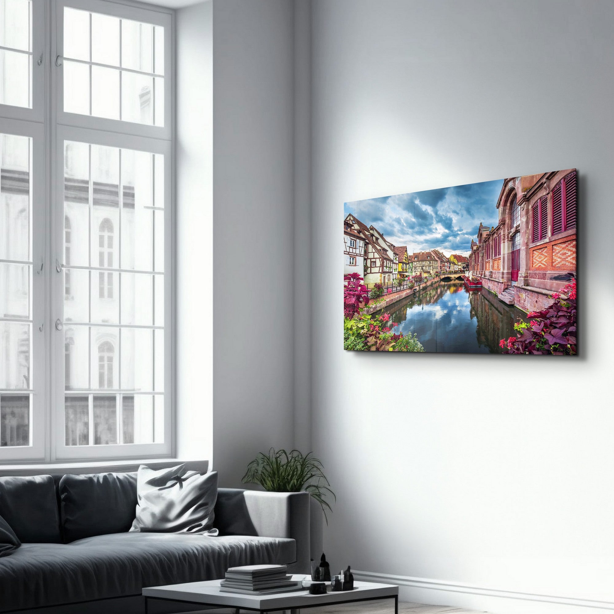 Arte Decorativa em Vidro Temperado Multicolor 35x55cm - Impressão UV de Alta Qualidade