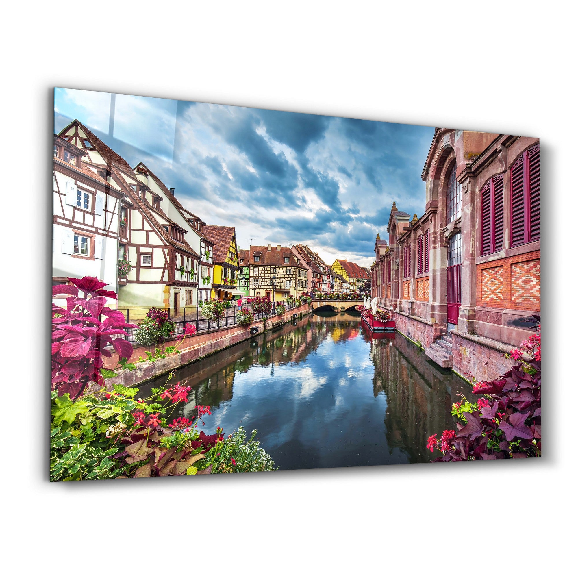 Arte Decorativa em Vidro Temperado Multicolor 35x55cm - Impressão UV de Alta Qualidade