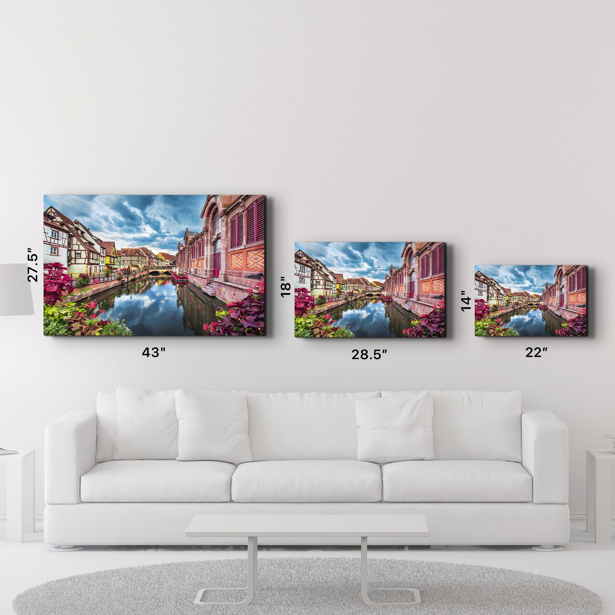 Arte Decorativa em Vidro Temperado Multicolor 35x55cm - Impressão UV de Alta Qualidade