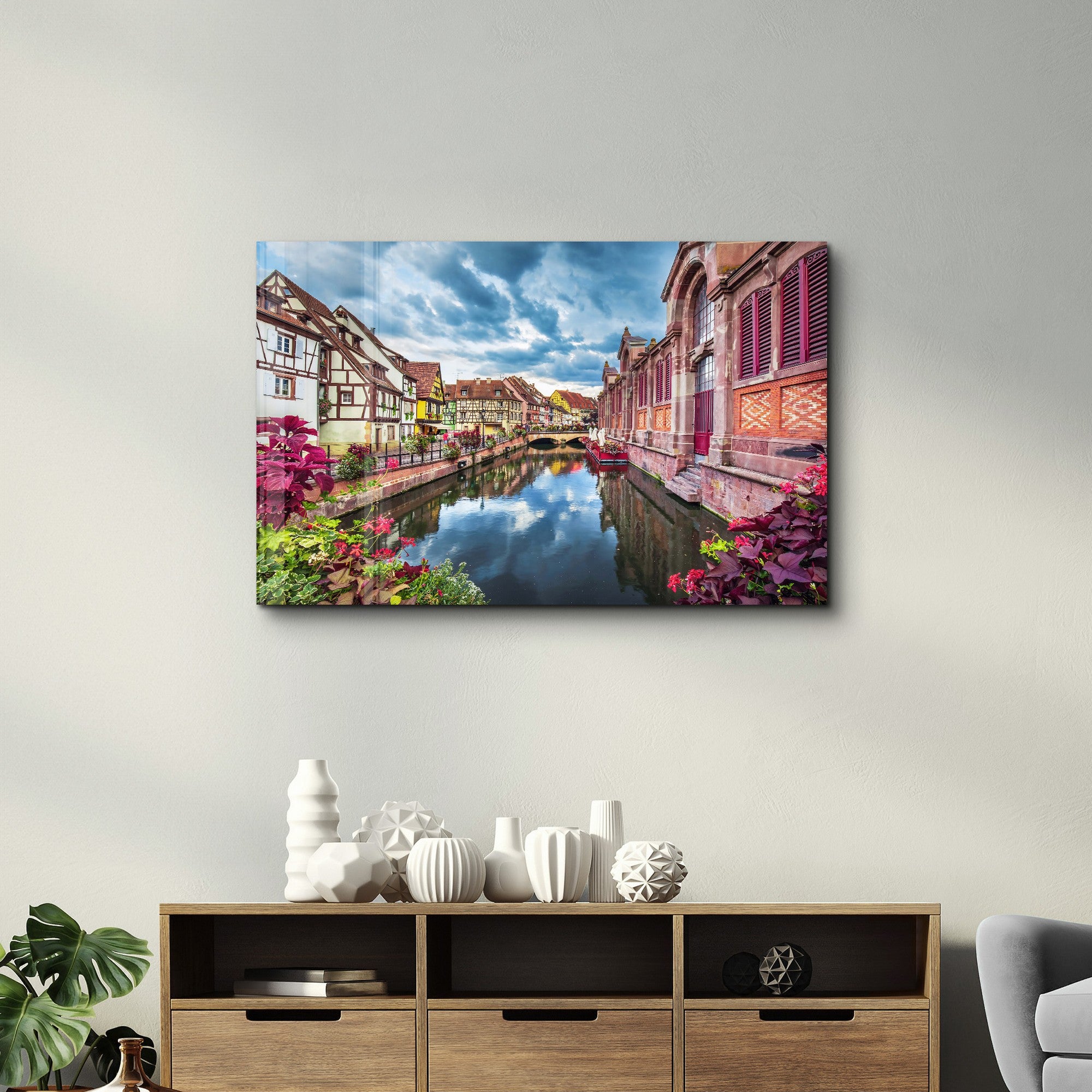 Arte Decorativa em Vidro Temperado Multicolor 70x110cm - Impressão UV de Alta Qualidade