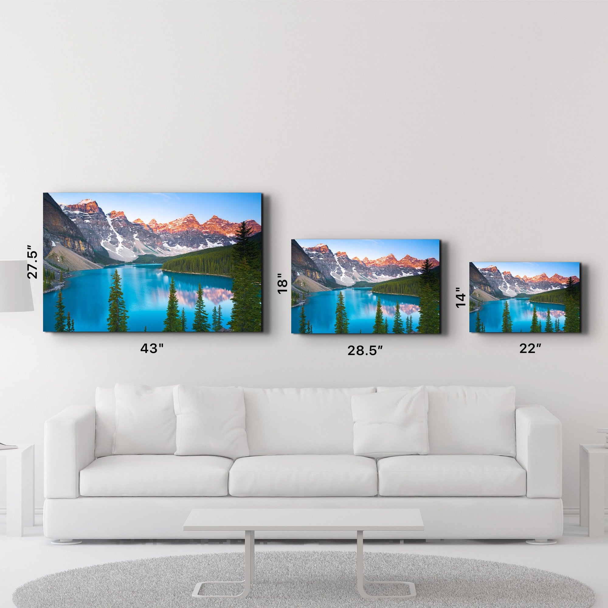 Arte Decorativa em Vidro Temperado Multicolor 35x55cm - Impressão UV de Alta Qualidade