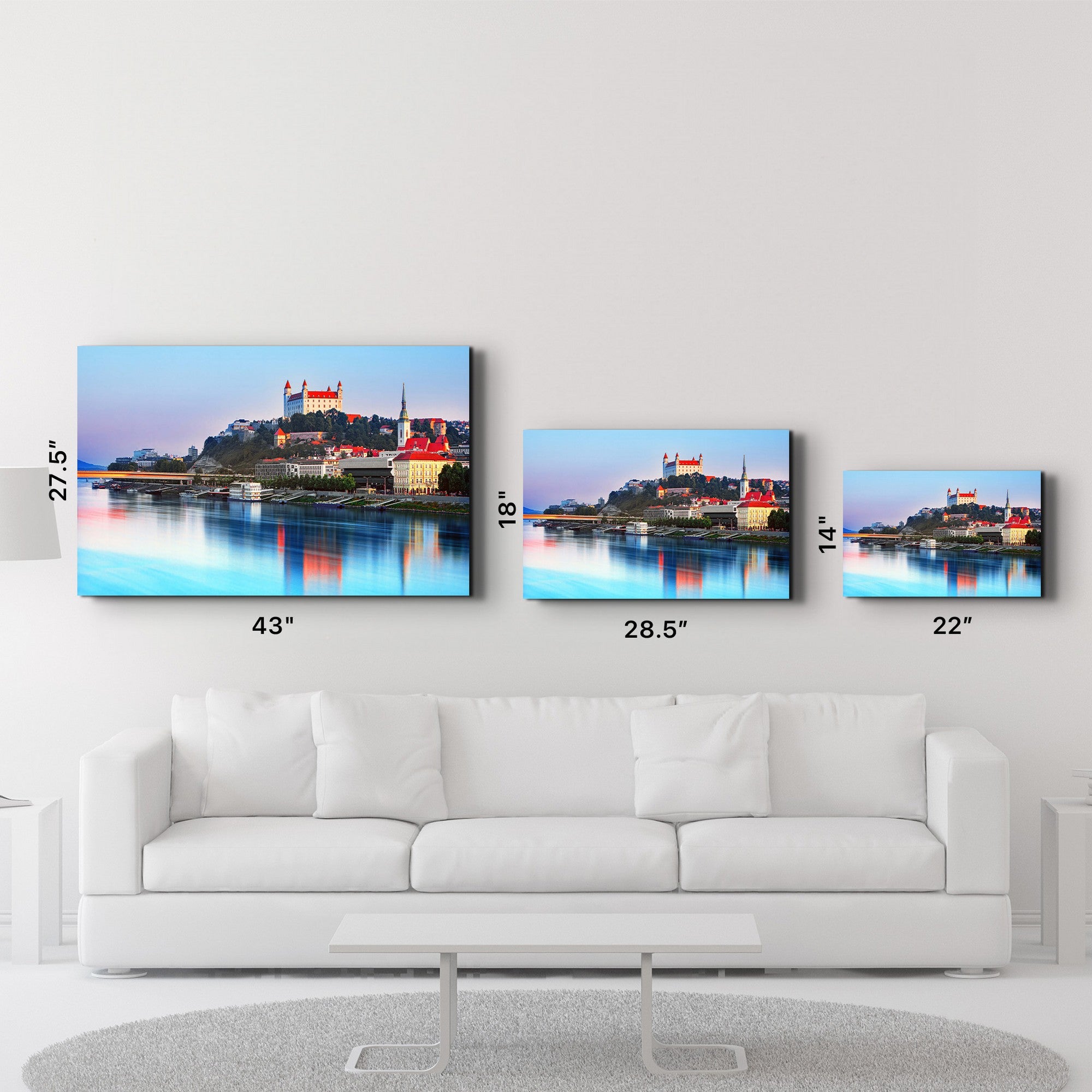 Arte Decorativa em Vidro Temperado Multicolor 35x55cm - Impressão UV de Alta Qualidade