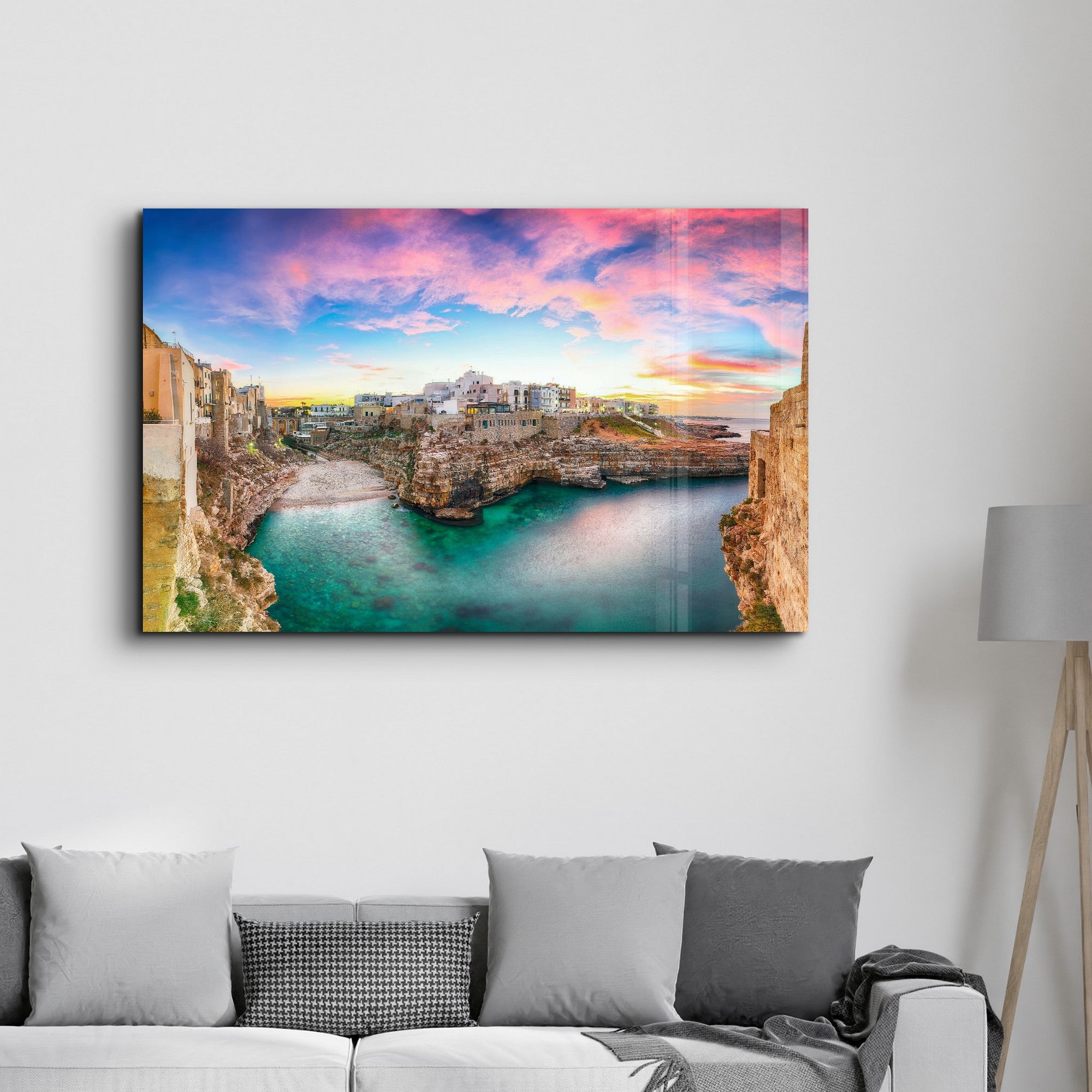 SPR-1488 Quadro Decorativo em Vidro Temperado 35 x 55 cm, Multicolor, Impressão UV (4 mm)