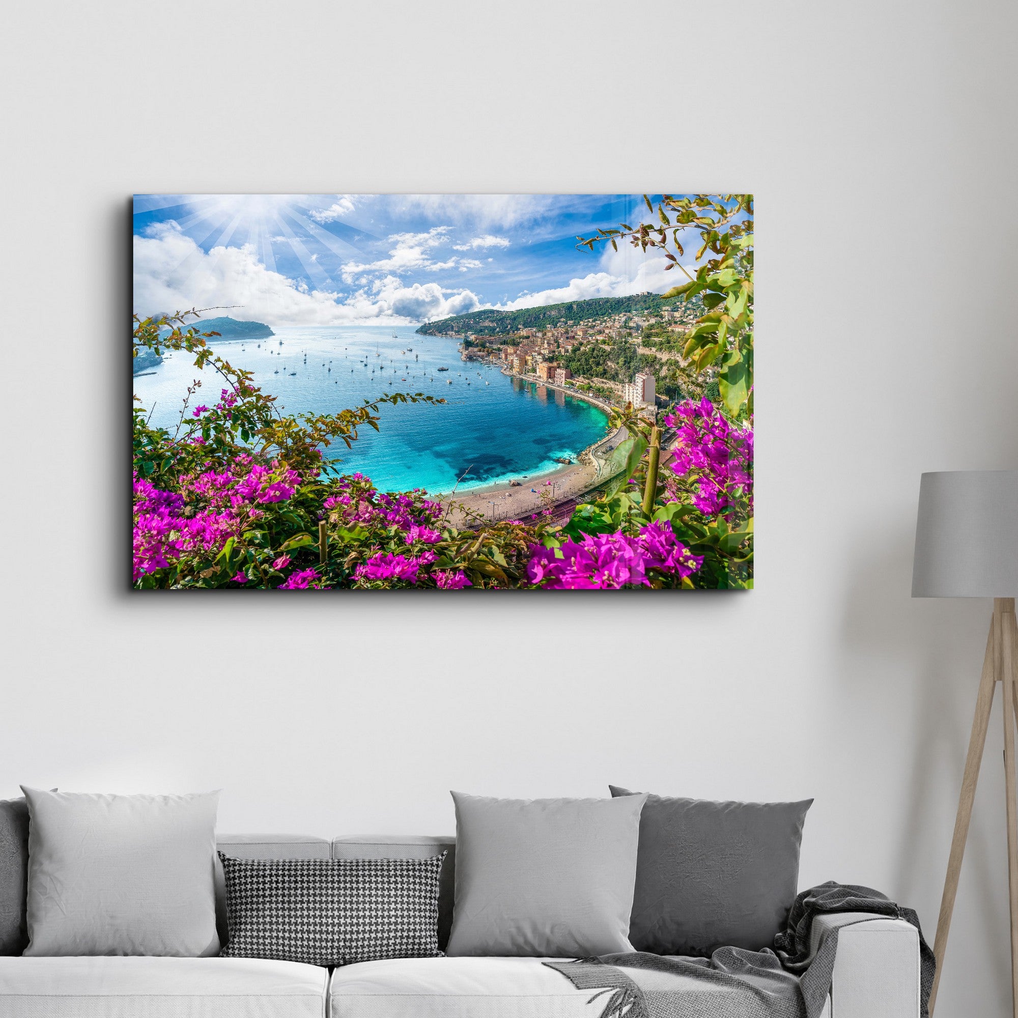 Arte Decorativa em Vidro Temperado Multicolor 35x55cm - Impressão UV de Alta Qualidade