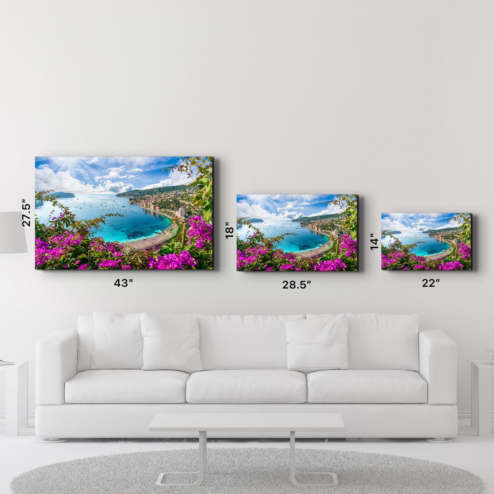 Arte Decorativa em Vidro Temperado Multicolor 35x55cm - Impressão UV de Alta Qualidade