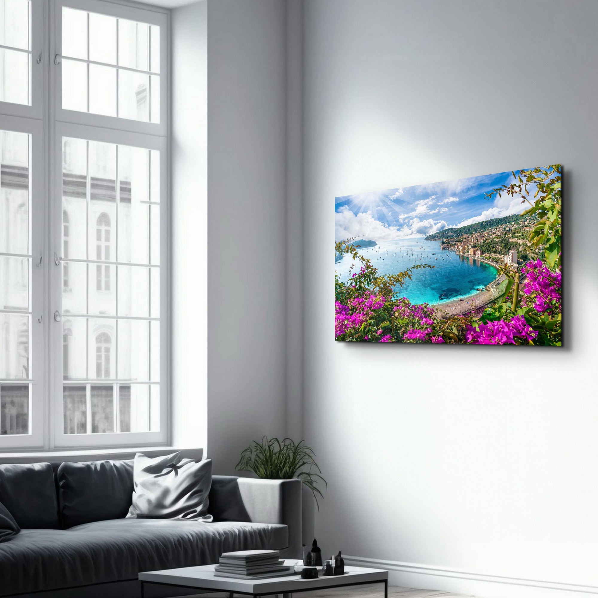 Arte Decorativa em Vidro Temperado Multicolor 70x110cm - Impressão UV de Alta Qualidade