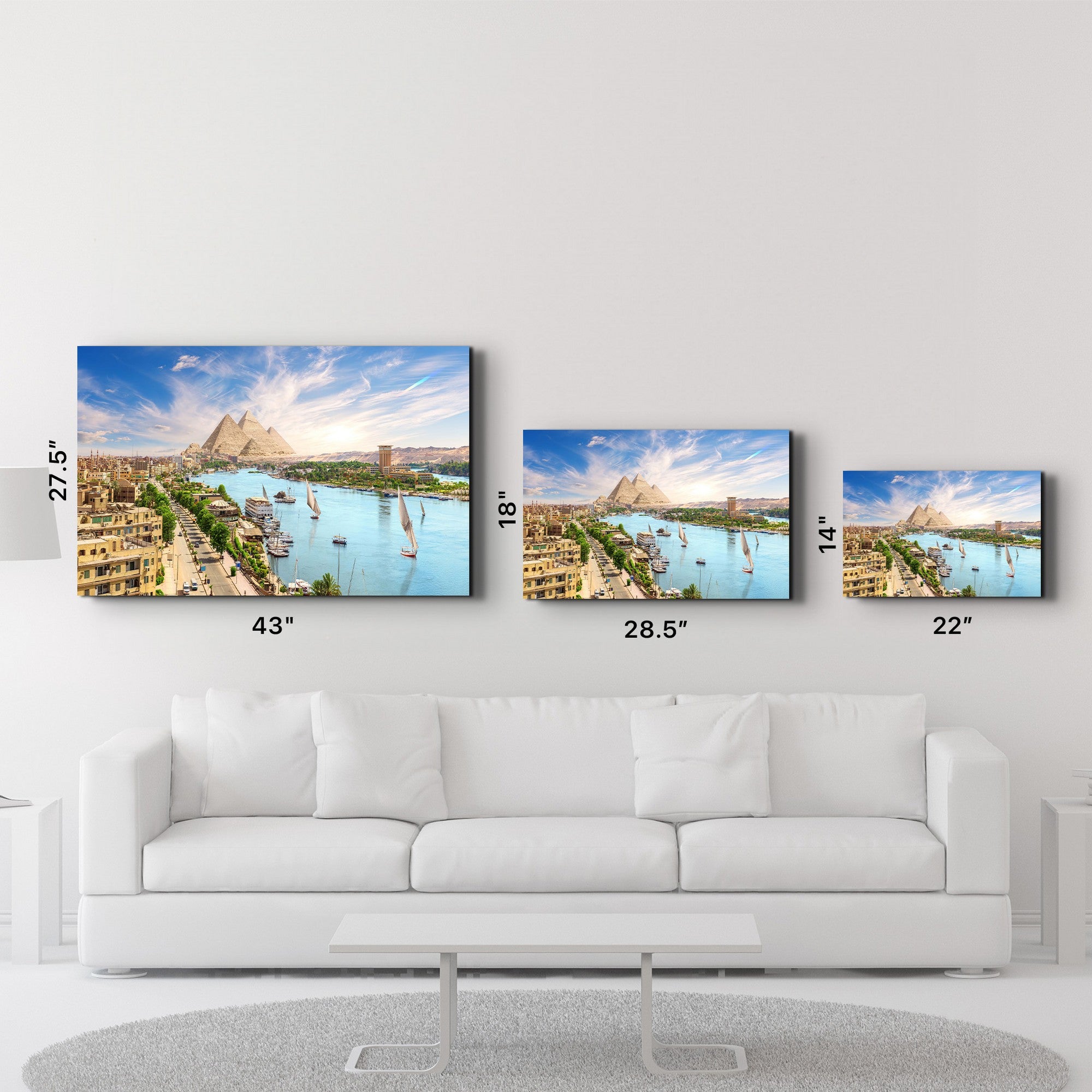 Arte Decorativa em Vidro Temperado Multicolor 35x55cm - Impressão UV de Alta Qualidade