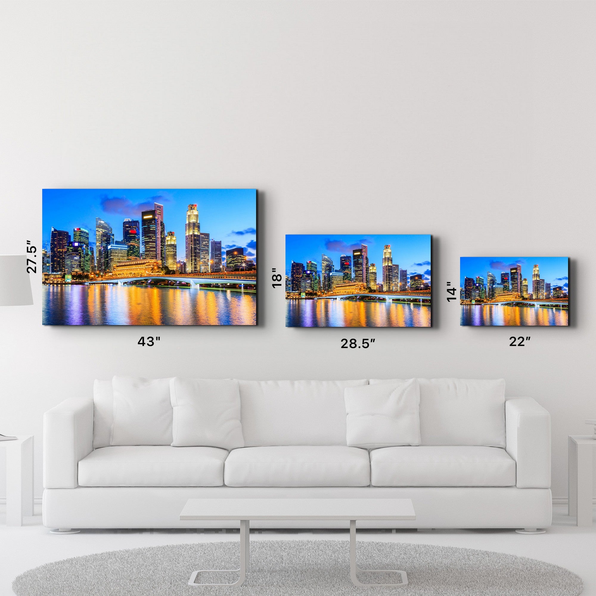 Arte Decorativa em Vidro Temperado Multicolor 35x55cm - Impressão UV de Alta Qualidade