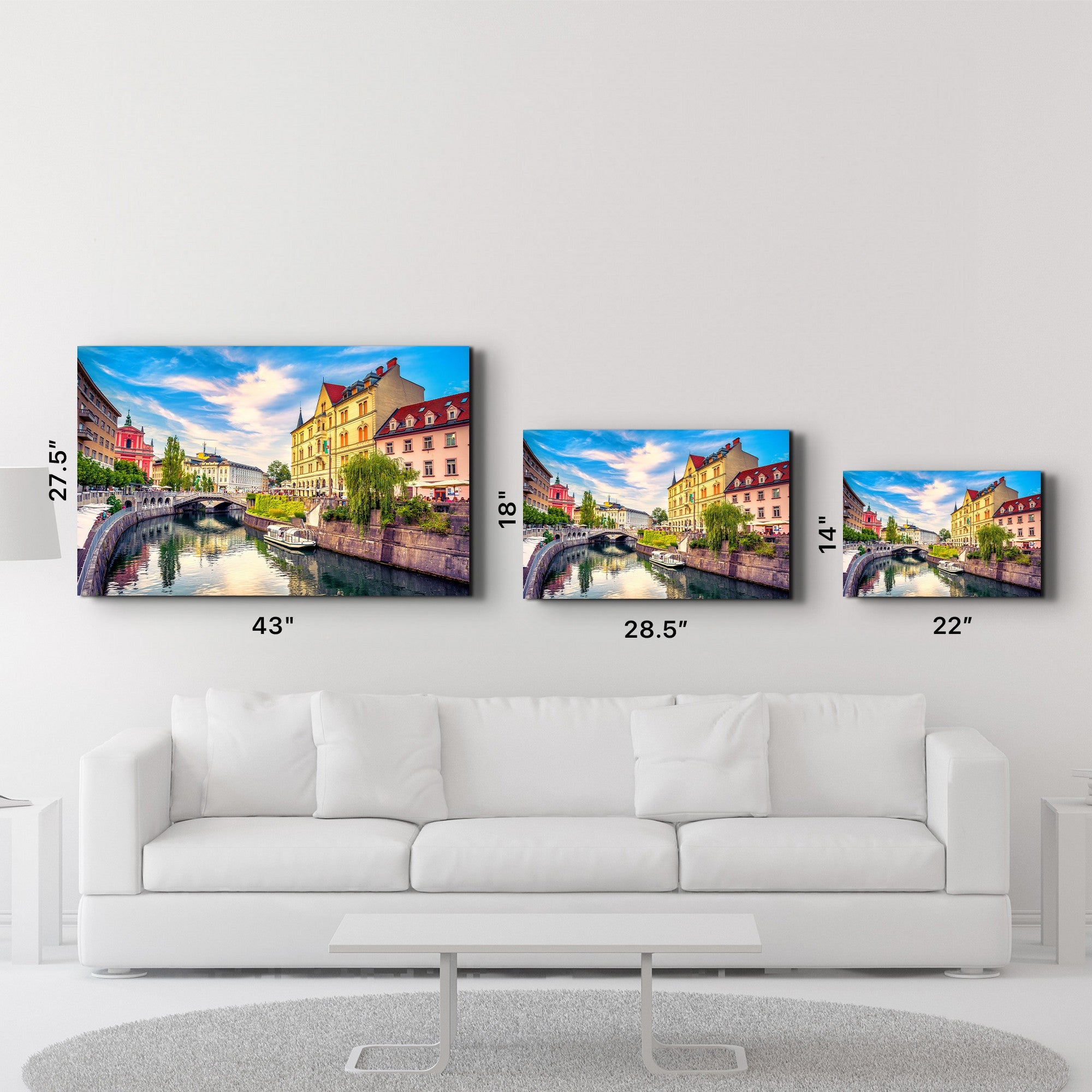 Arte Decorativa em Vidro Temperado Multicolor 35x55cm - Impressão UV de Alta Qualidade