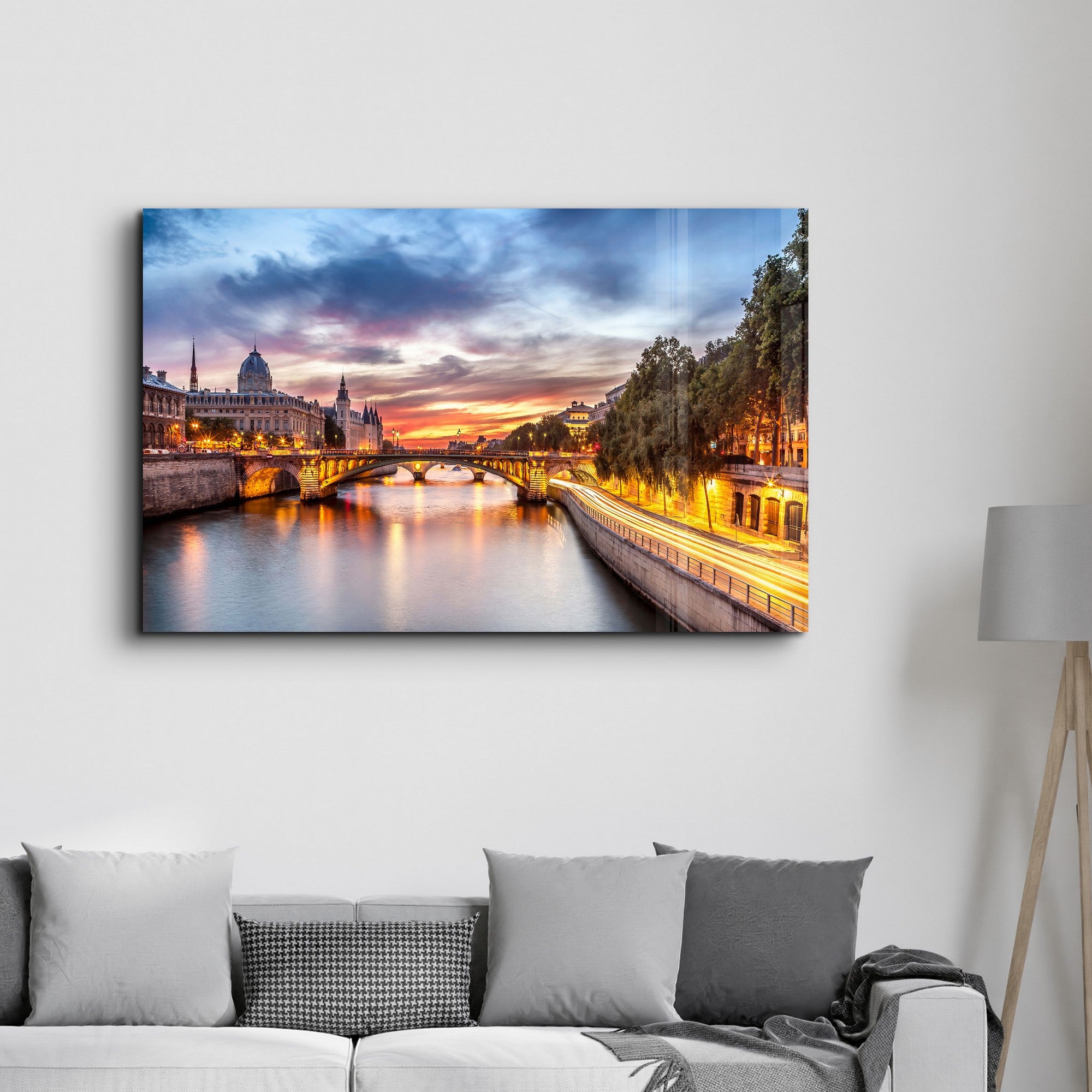 Arte Decorativa em Vidro Temperado Multicolor 35x55cm - Impressão UV de Alta Qualidade