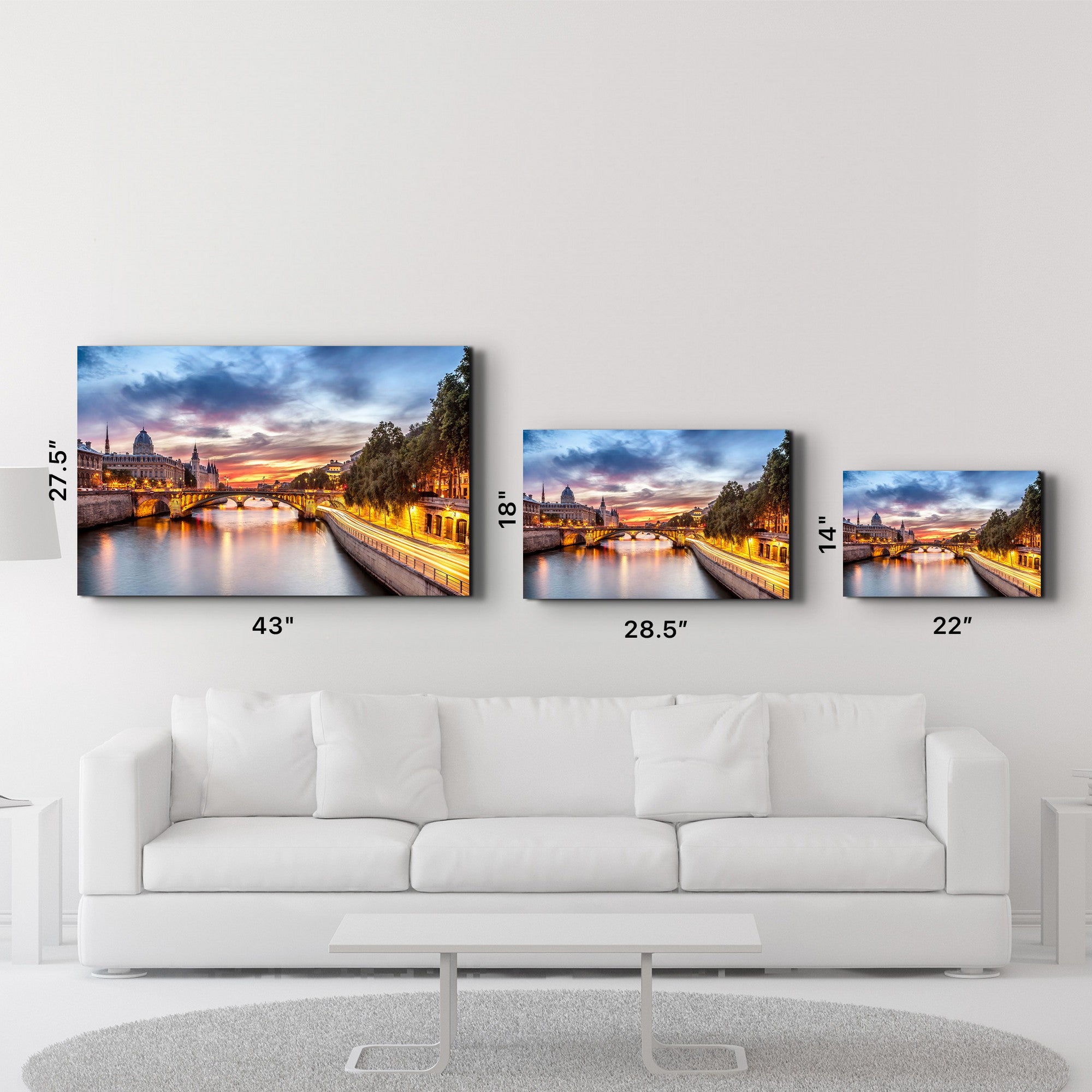 Arte Decorativa em Vidro Temperado Multicolor 35x55cm - Impressão UV de Alta Qualidade