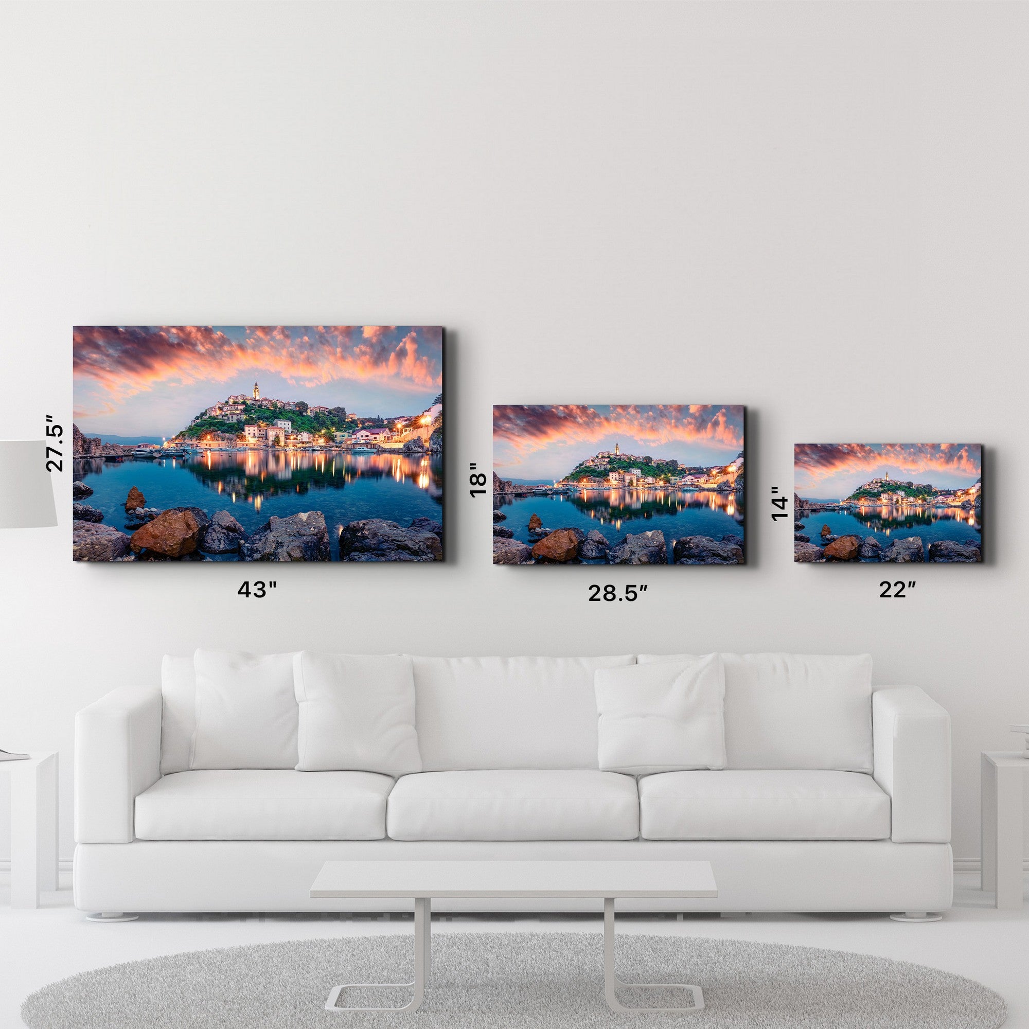 Arte Decorativa em Vidro Temperado Multicolor 35x55cm - Impressão UV de Alta Qualidade