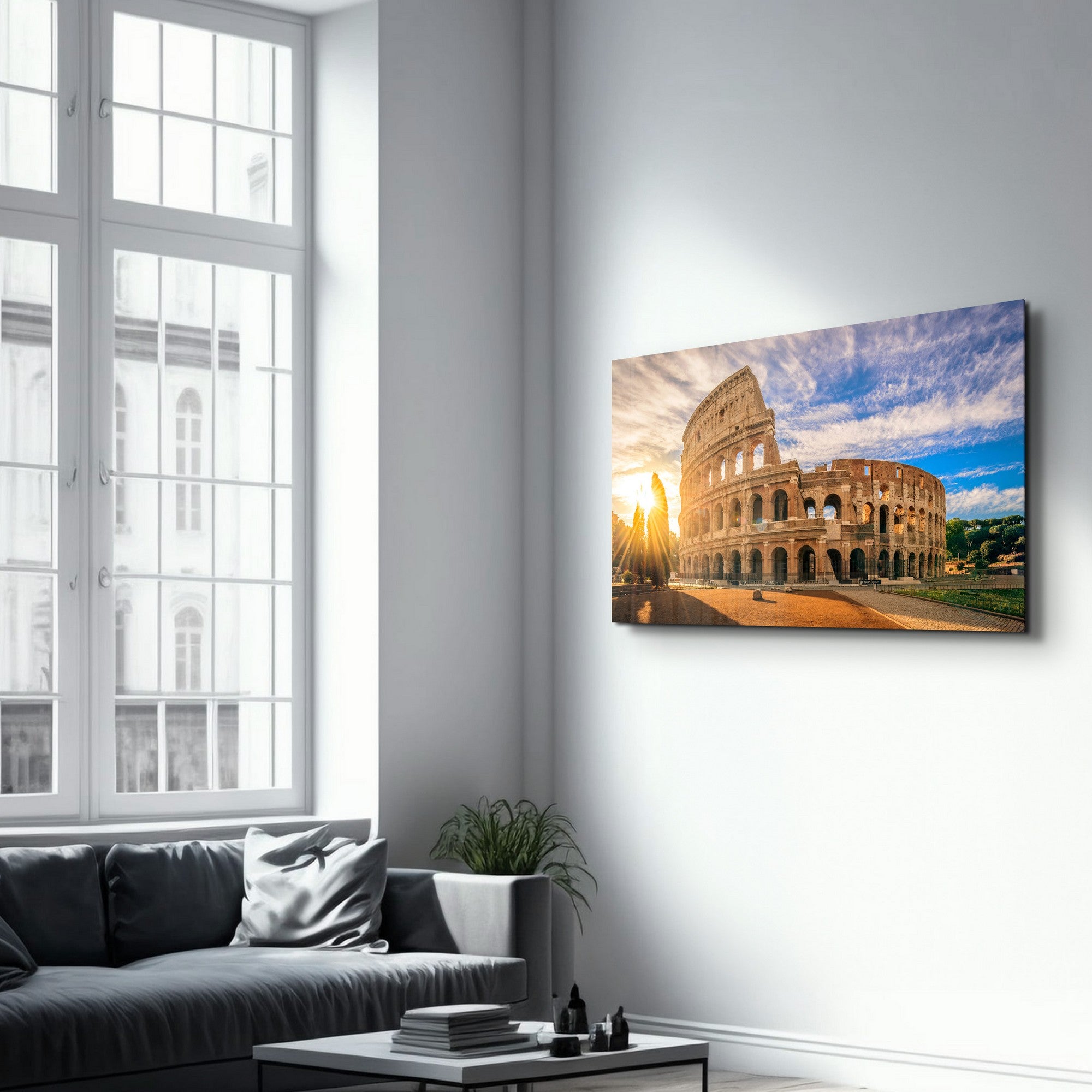 Quadro Decorativo em Vidro Temperado Multicolor 35x55cm - Impressão UV de Alta Qualidade