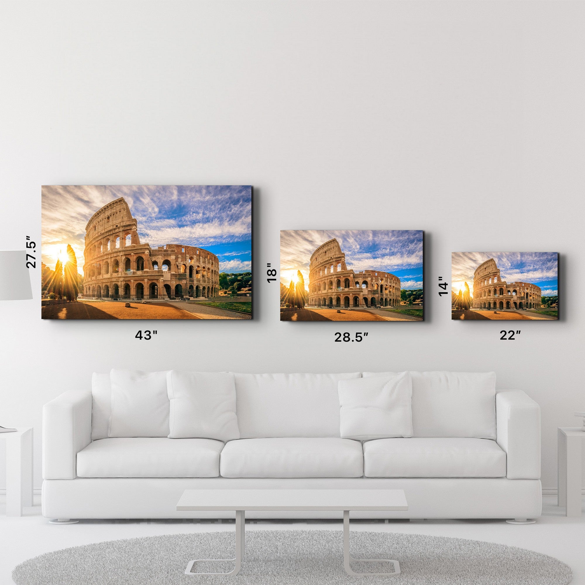 Quadro Decorativo em Vidro Temperado Multicolor 35x55cm - Impressão UV de Alta Qualidade