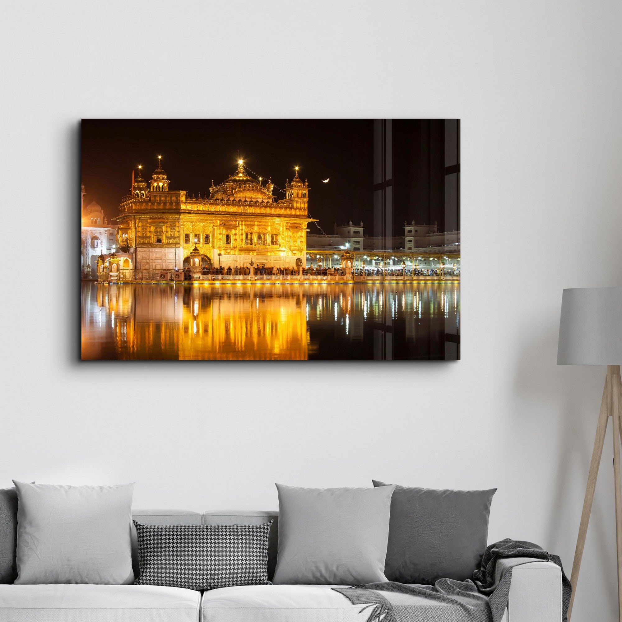 Arte Decorativa em Vidro Temperado Multicolor 35x55cm - Impressão UV de Alta Qualidade