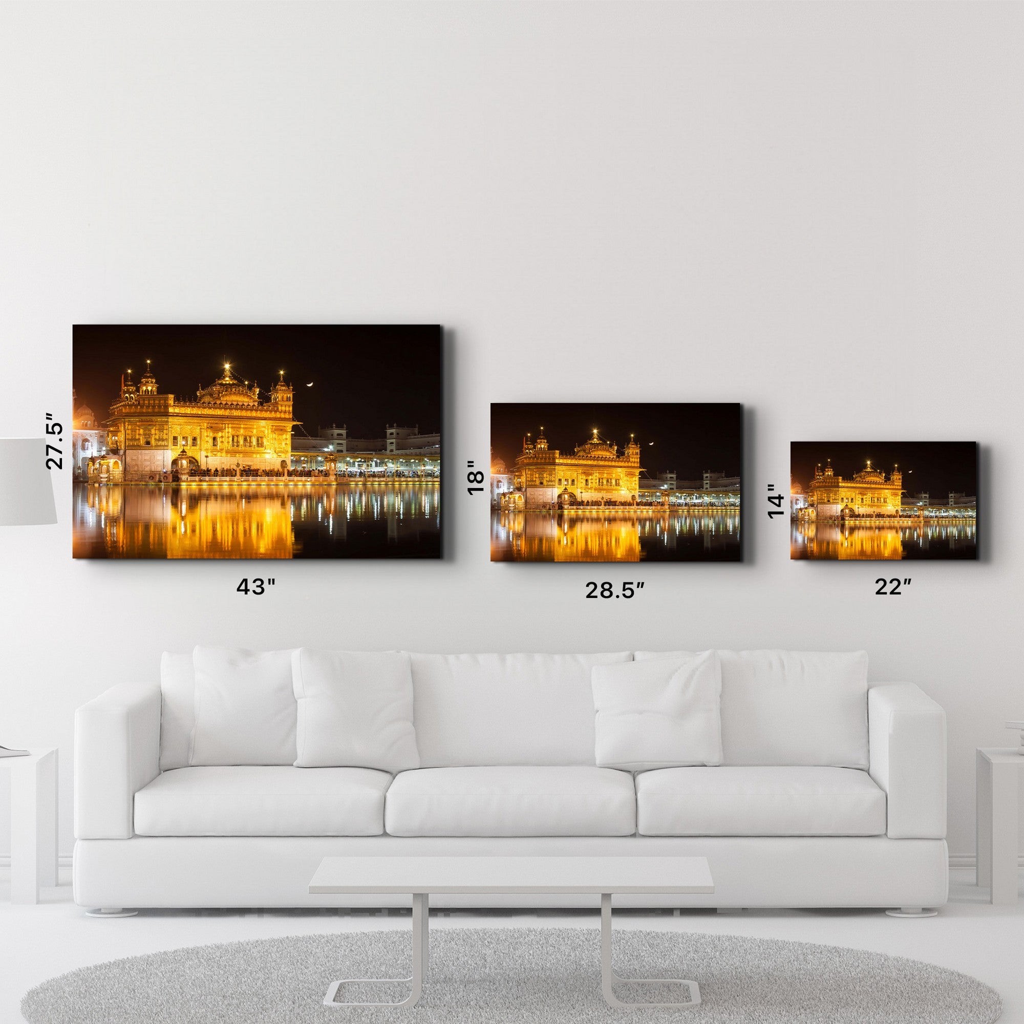 Arte Decorativa em Vidro Temperado Multicolor 35x55cm - Impressão UV de Alta Qualidade