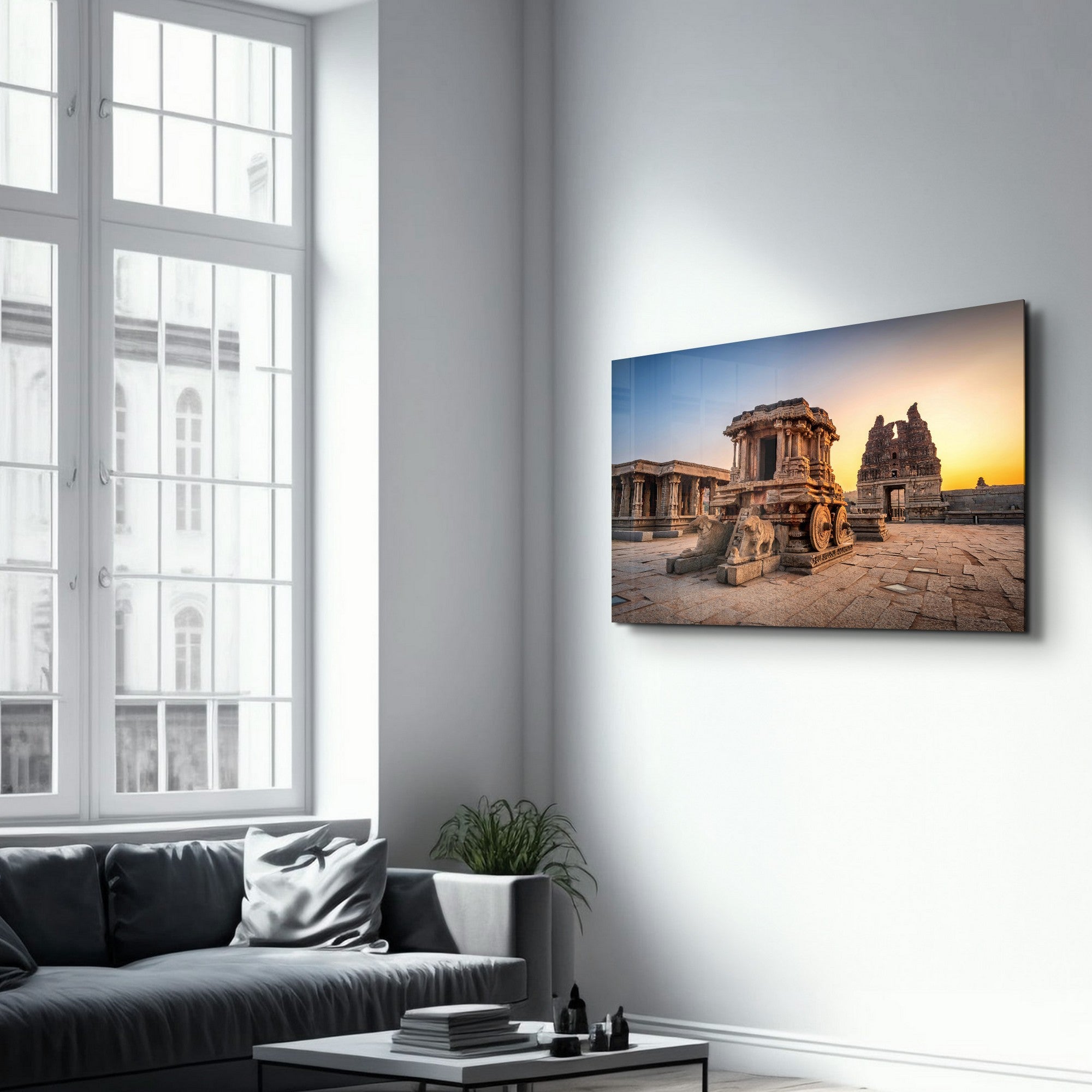 Quadro Decorativo em Vidro Temperado Multicolor 35x55cm - Impressão UV de Alta Qualidade