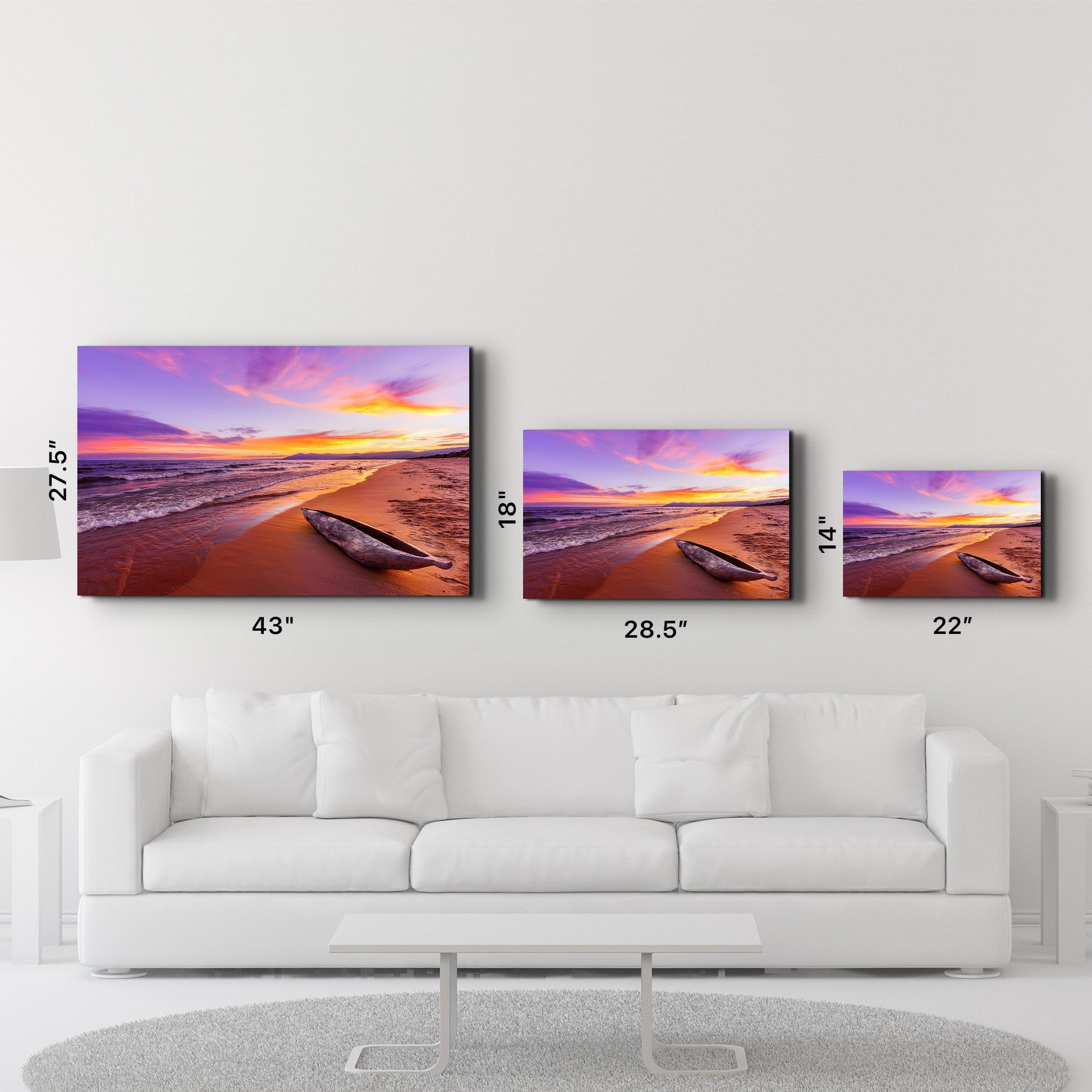 672BRS6106 | Quadro Decorativo em Vidro Temperado SPR-1505, 46 x 72 cm, Multicolor, Impressão UV, 4 mm