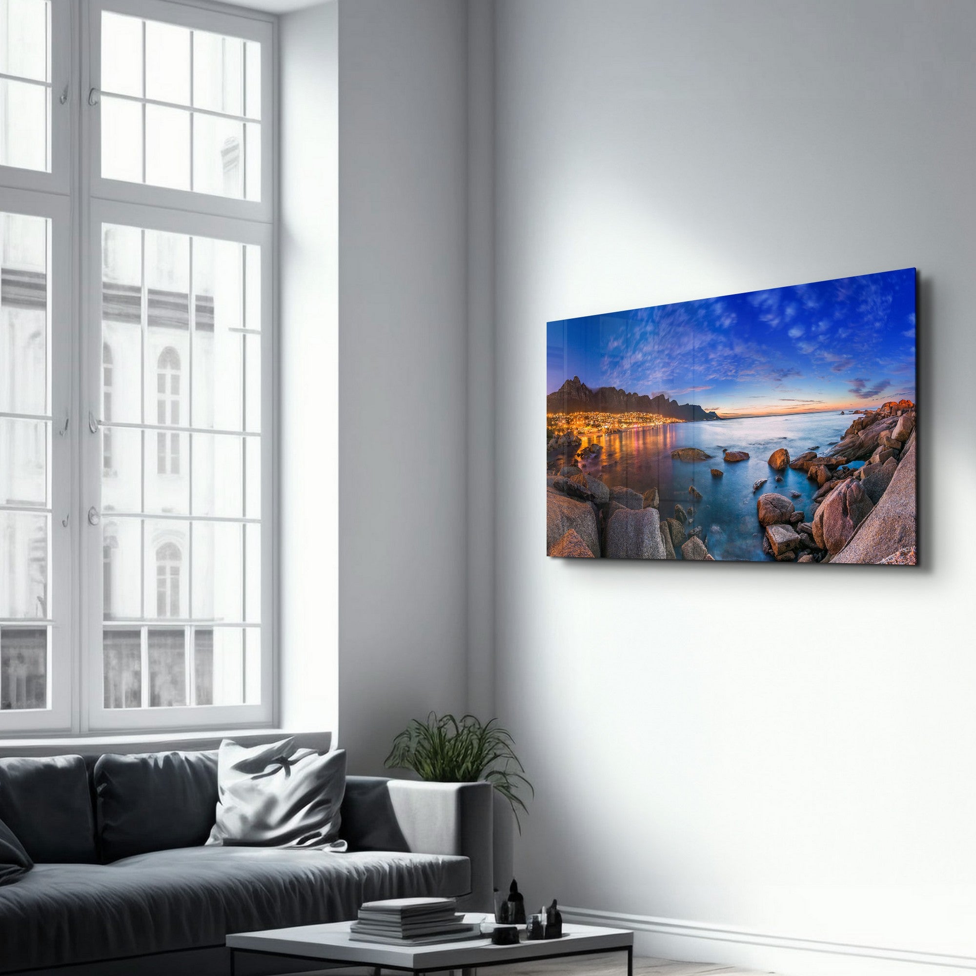 Arte Decorativa em Vidro Temperado Multicolor 70x110cm - Impressão UV de Alta Qualidade