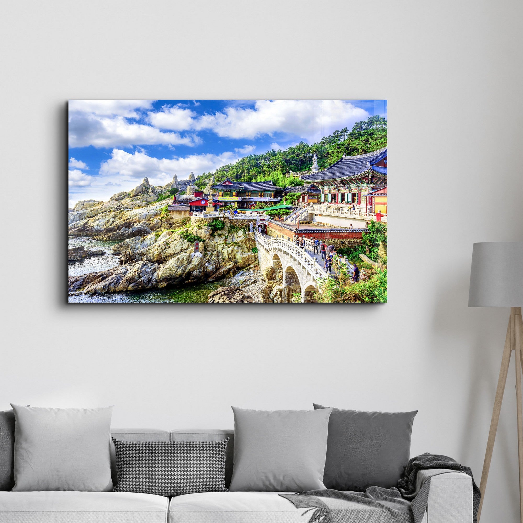 Arte Decorativa em Vidro Temperado Multicolor 35x55cm - Impressão UV de Alta Qualidade