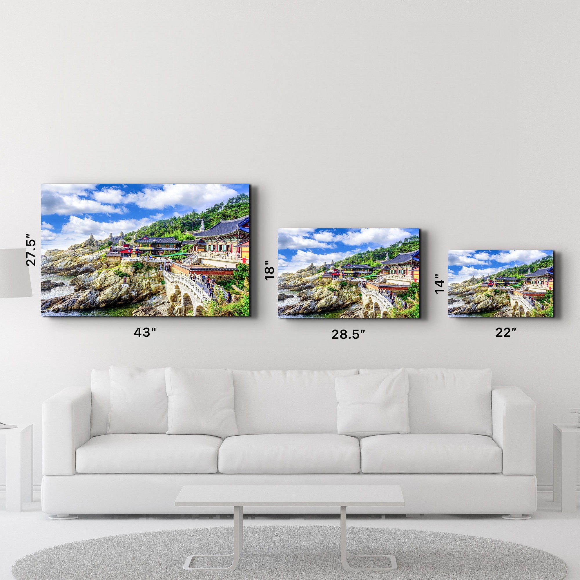 Arte Decorativa em Vidro Temperado Multicolor 35x55cm - Impressão UV de Alta Qualidade