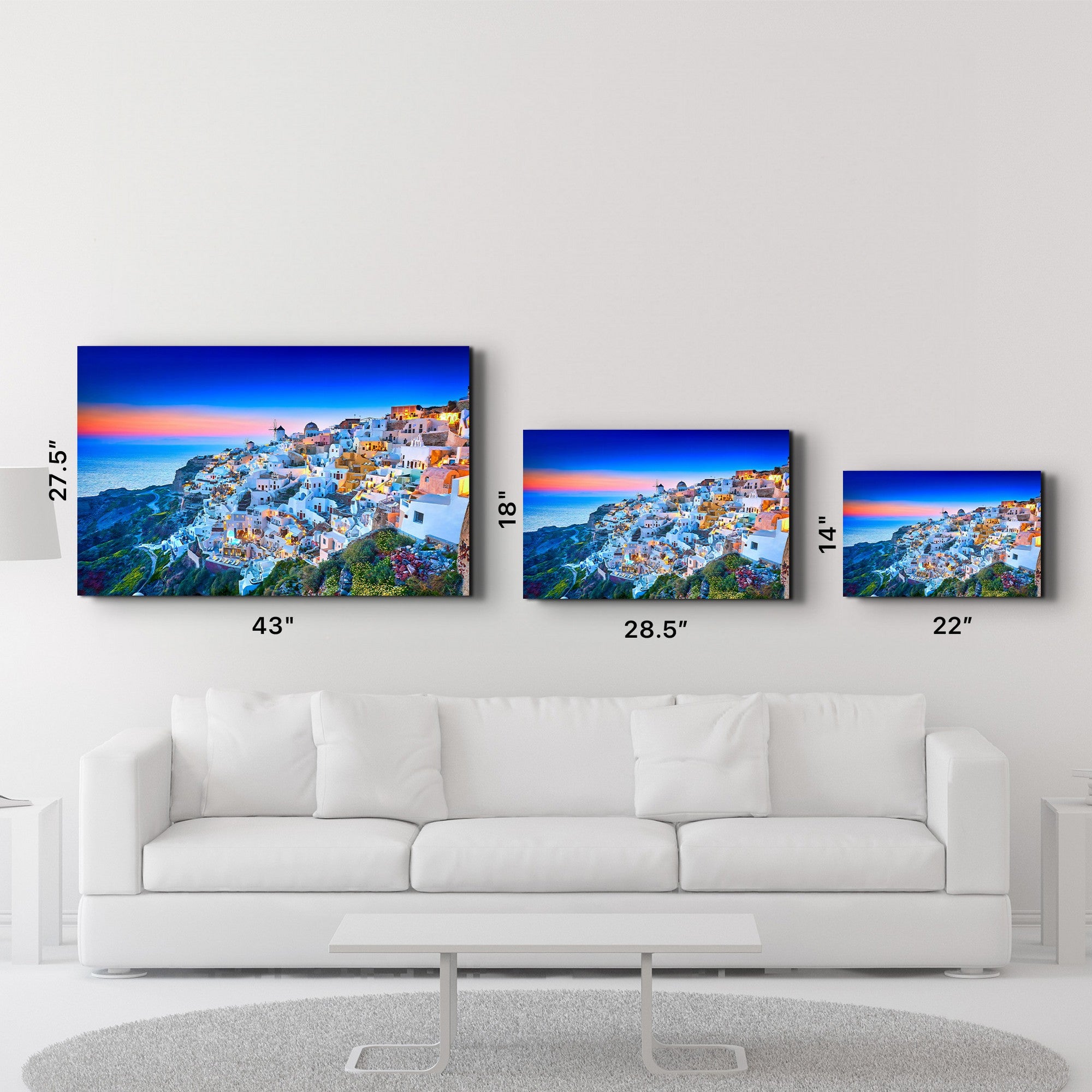 Quadro Decorativo em Vidro Temperado 4 mm, 35x55 cm, Impressão UV, Multicor – SPR-1510