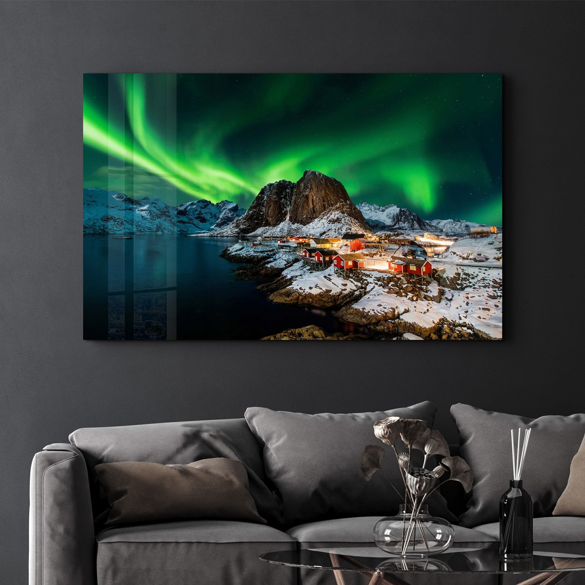 Quadro Decorativo em Vidro Temperado Multicolor 35x55cm - Impressão UV de Alta Qualidade