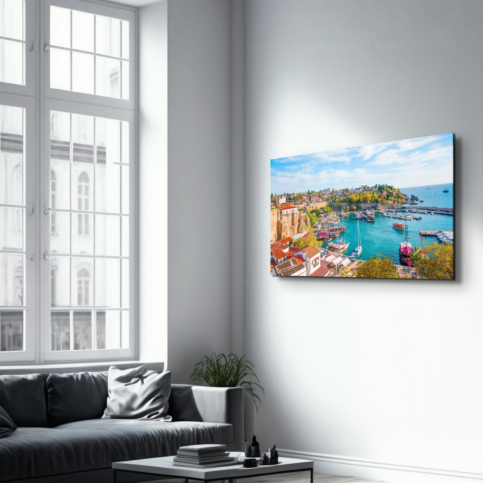 Arte Decorativa em Vidro Temperado Multicolor 35x55cm - Impressão UV de Alta Qualidade