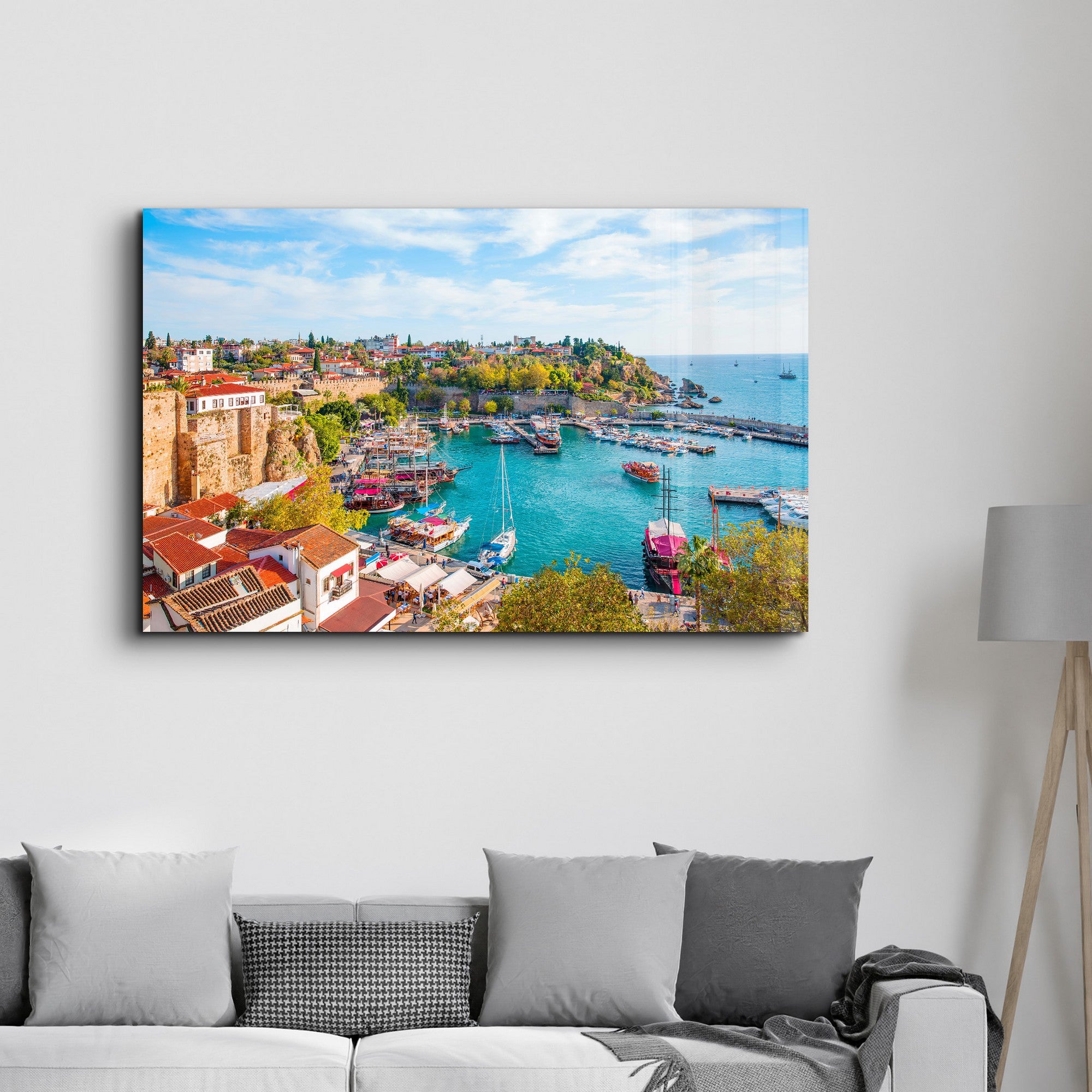 Arte Decorativa em Vidro Temperado Multicolor 70x110cm - Impressão UV de Alta Qualidade