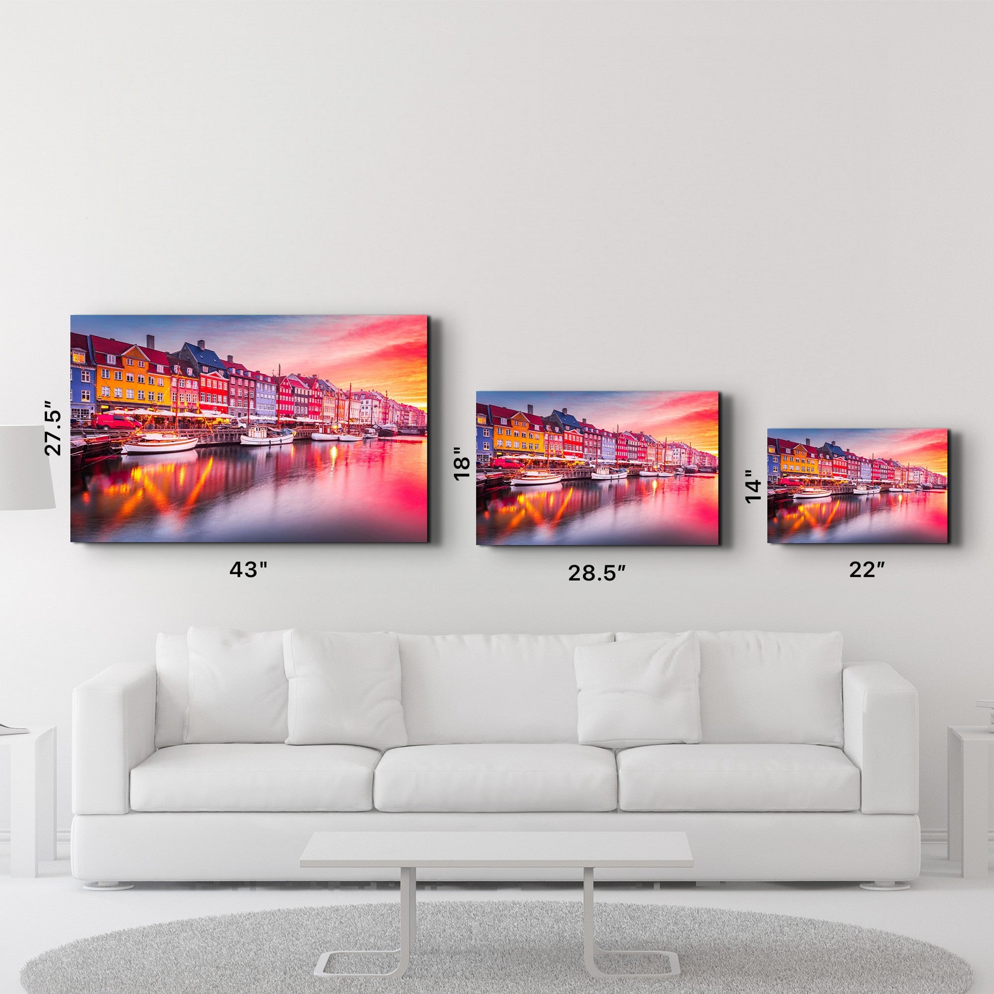 Arte Decorativa em Vidro Temperado Multicolor 35x55cm - Impressão UV de Alta Qualidade