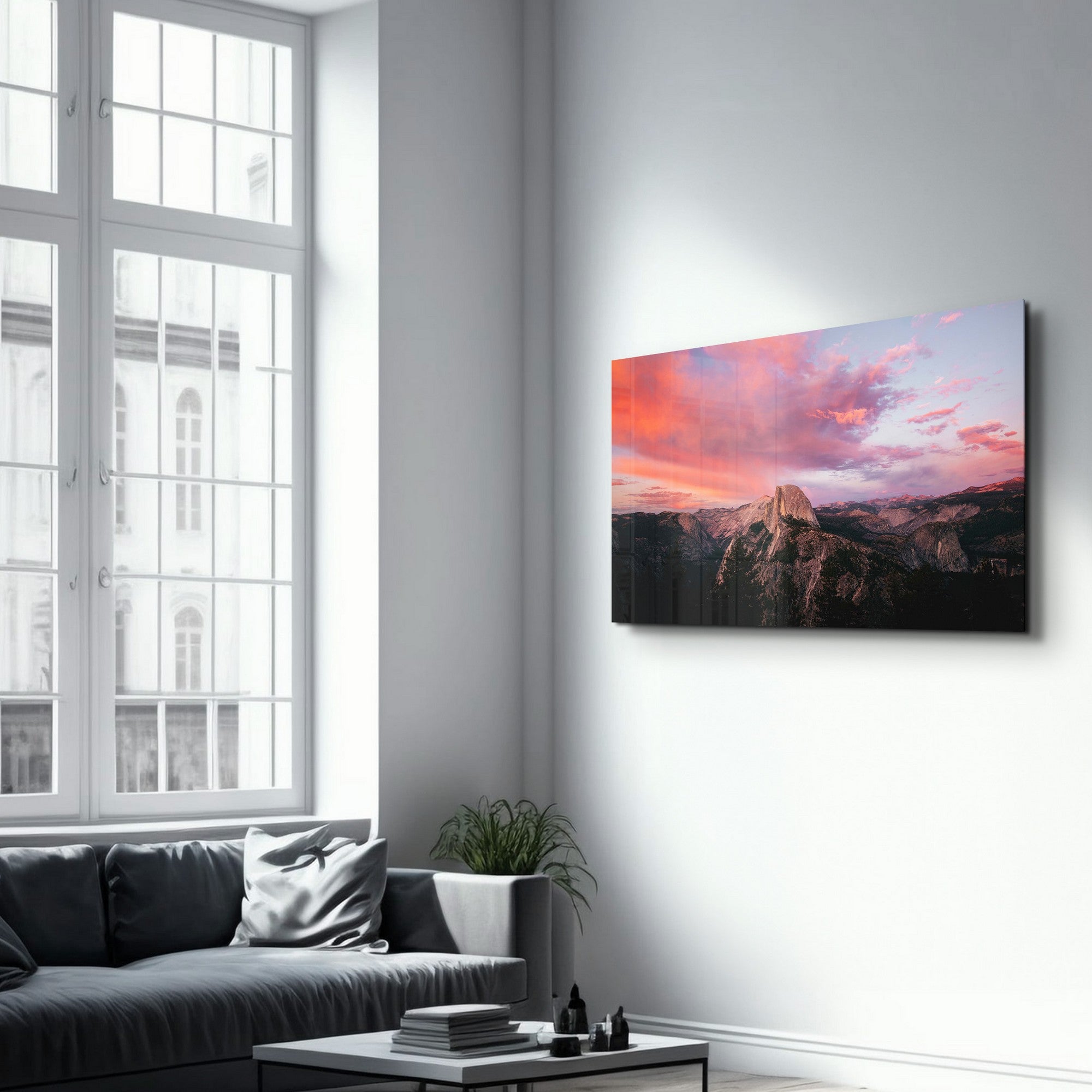 Quadro Decorativo em Vidro Temperado Multicolor 35x55cm - Impressão UV de Alta Qualidade