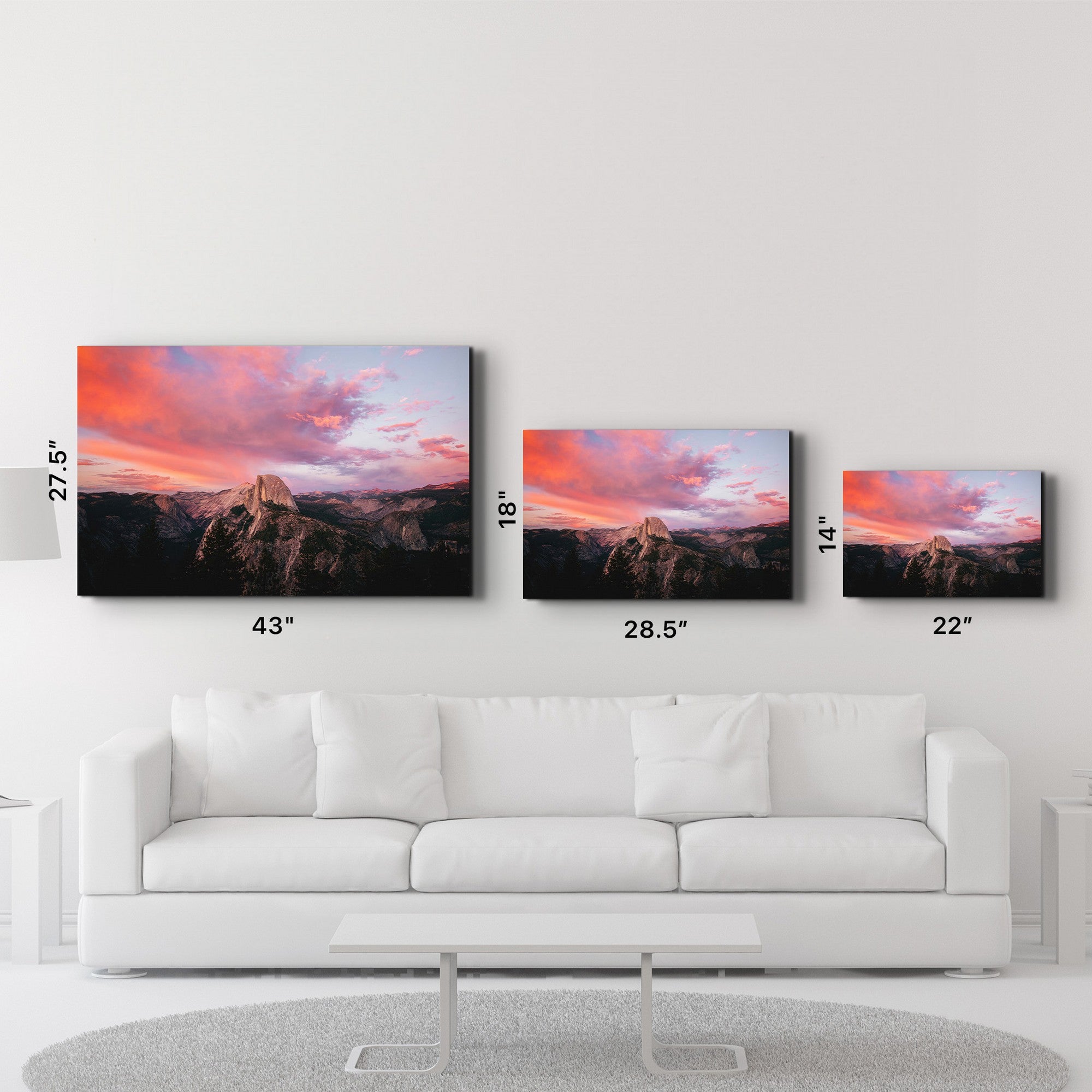 Quadro Decorativo em Vidro Temperado Multicolor 35x55cm - Impressão UV de Alta Qualidade