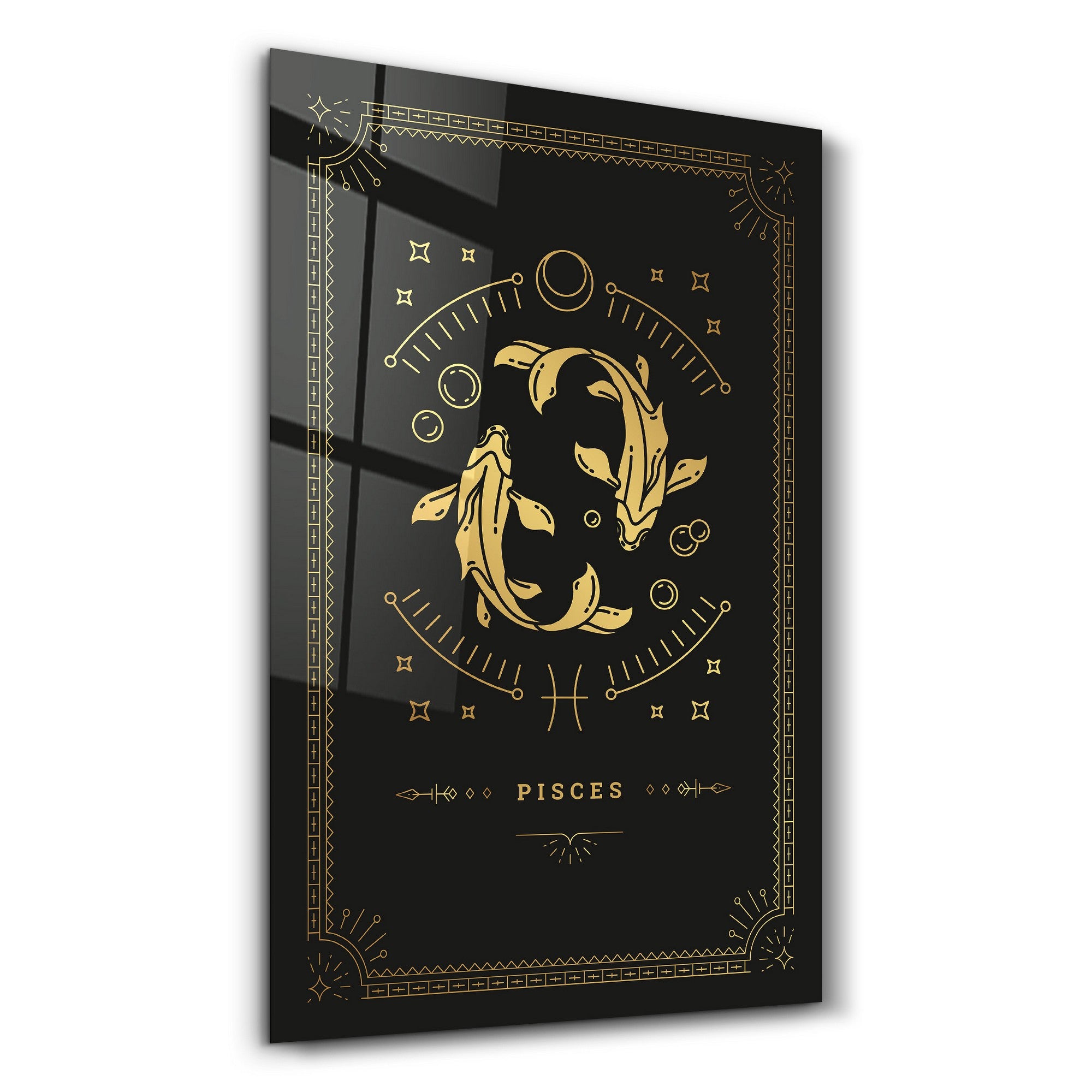 Arte Decorativa em Vidro Temperado Multicolor 35x55cm - Impressão UV de Alta Qualidade