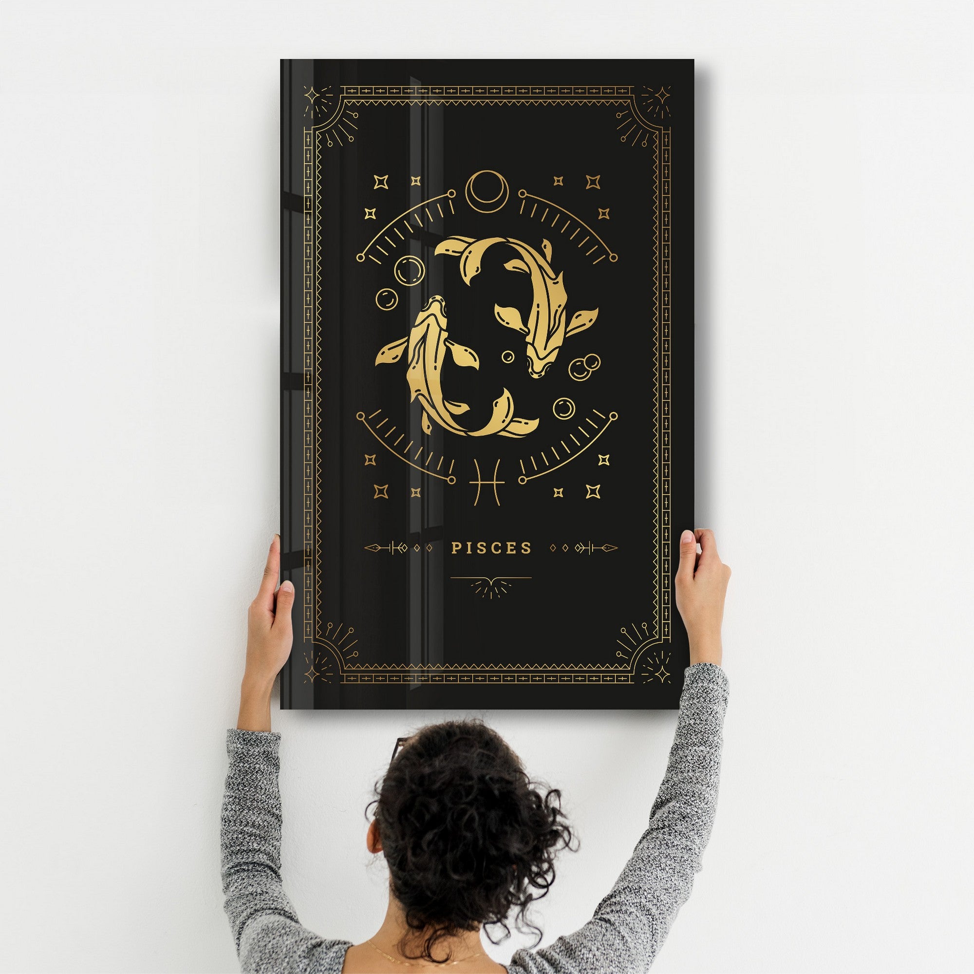 Arte Decorativa em Vidro Temperado Multicolor 70x110cm - Impressão UV de Alta Qualidade