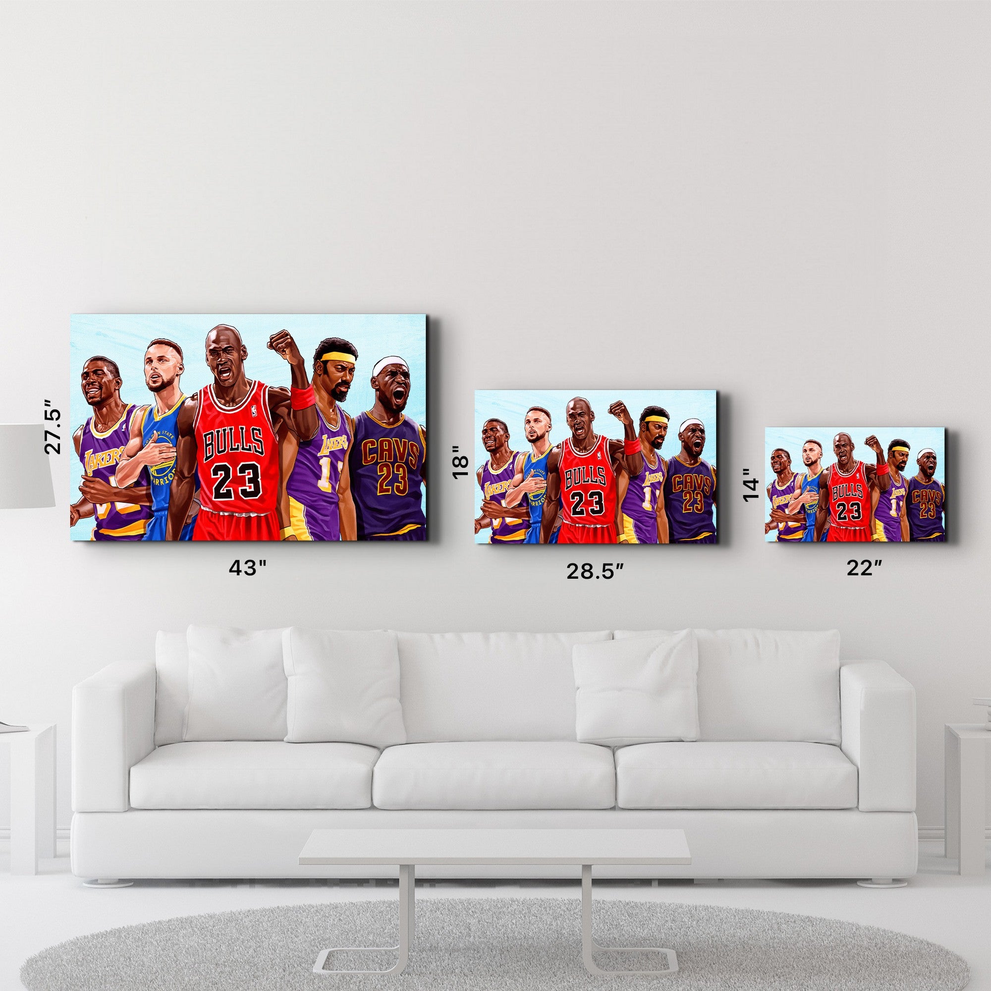 Quadro Decorativo em Vidro Temperado Multicolor 35x55cm - Impressão UV de Alta Qualidade